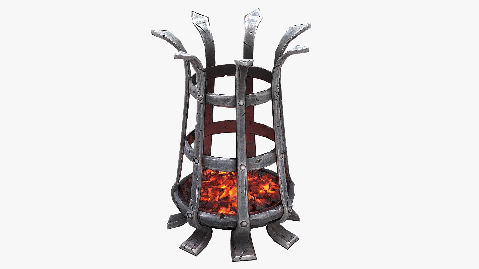 Medieval Brazier FlippedNormals