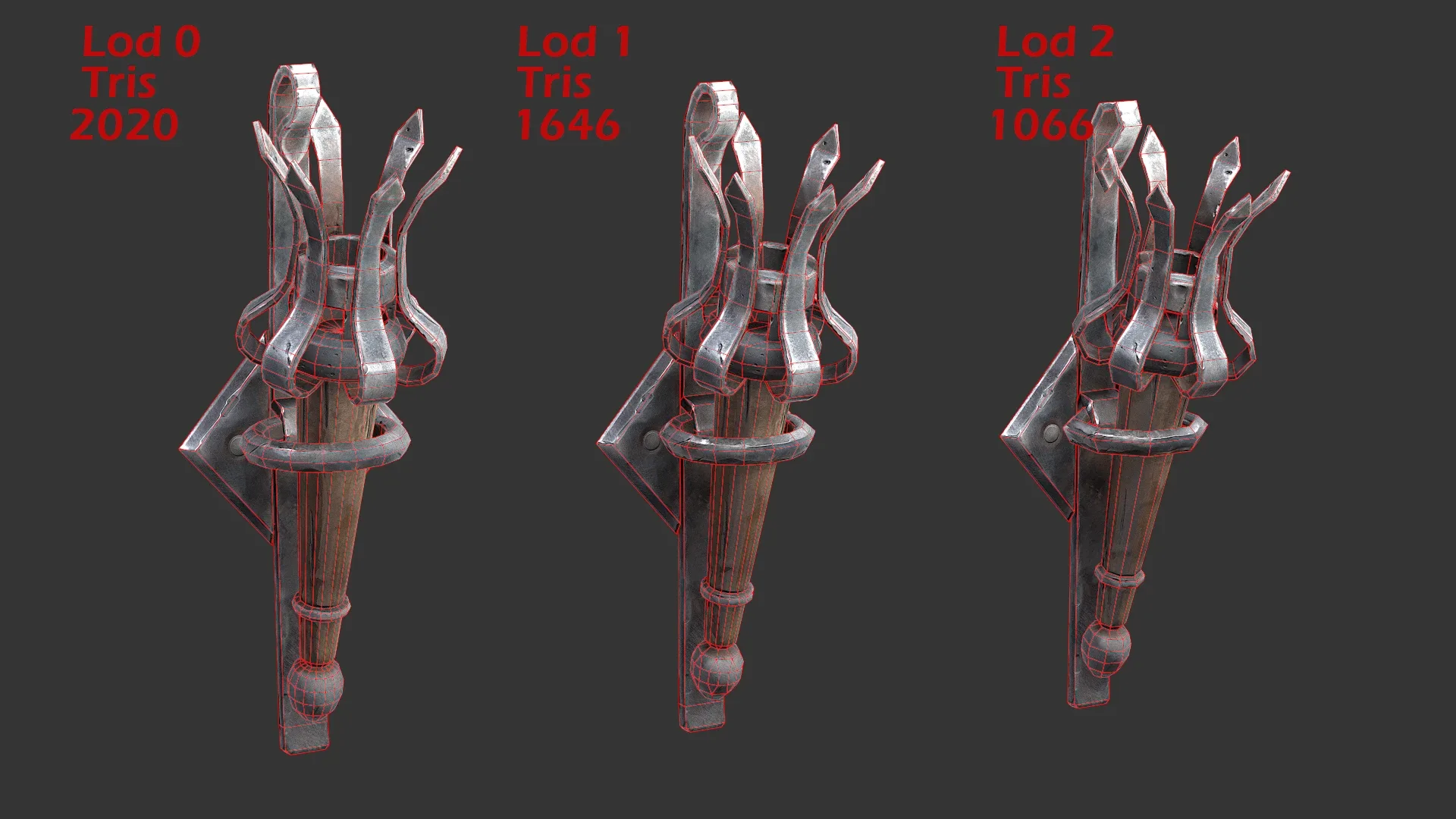 Stylized Castle Torch