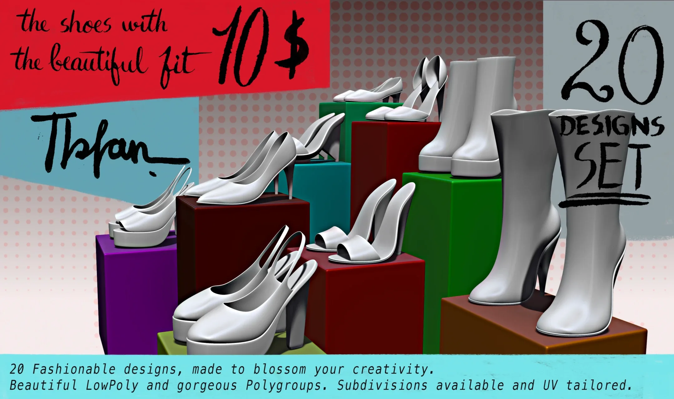 SHOE COLLECTION - 20 DESIGNS