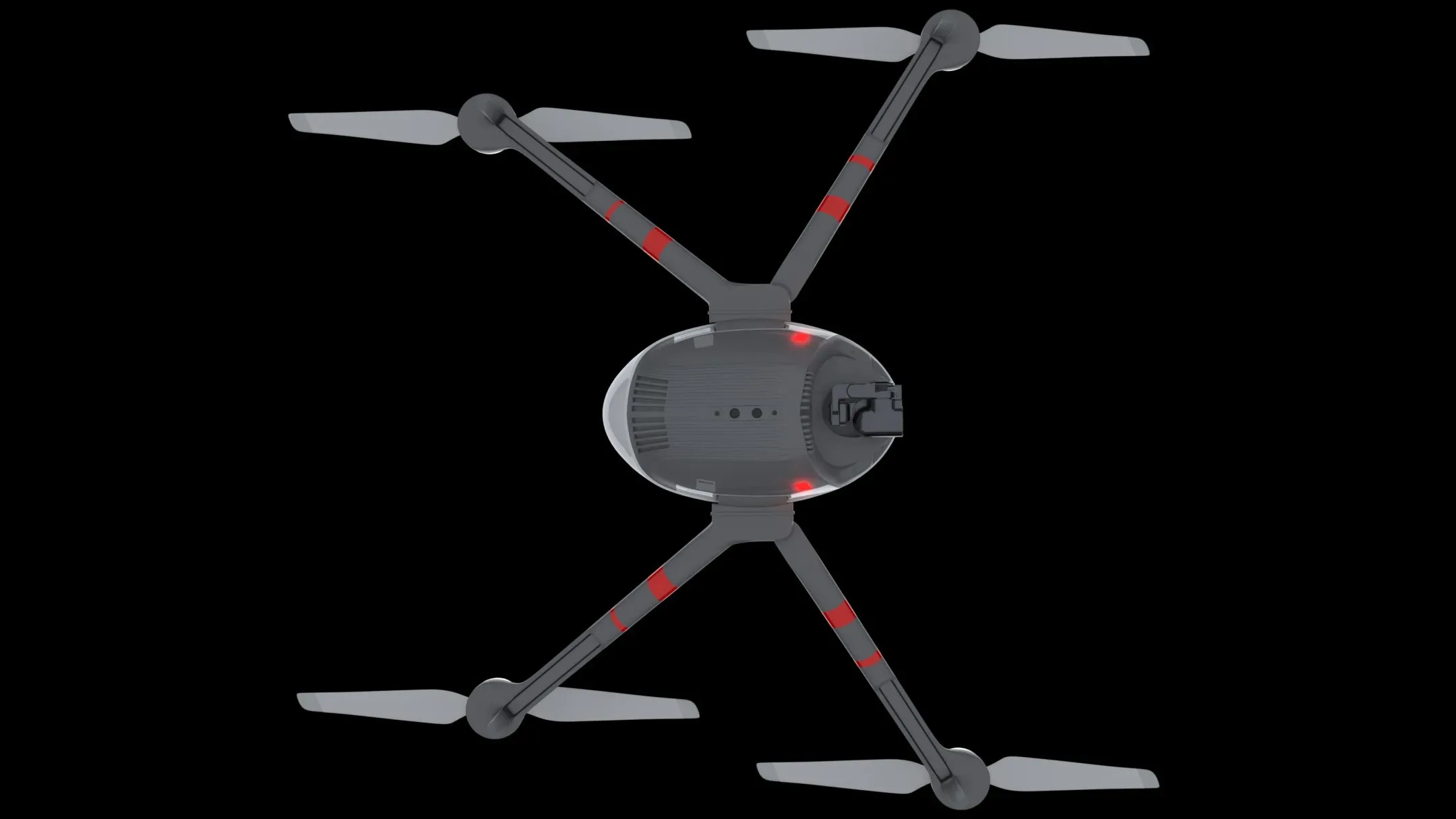 Oval 3D Drone replica