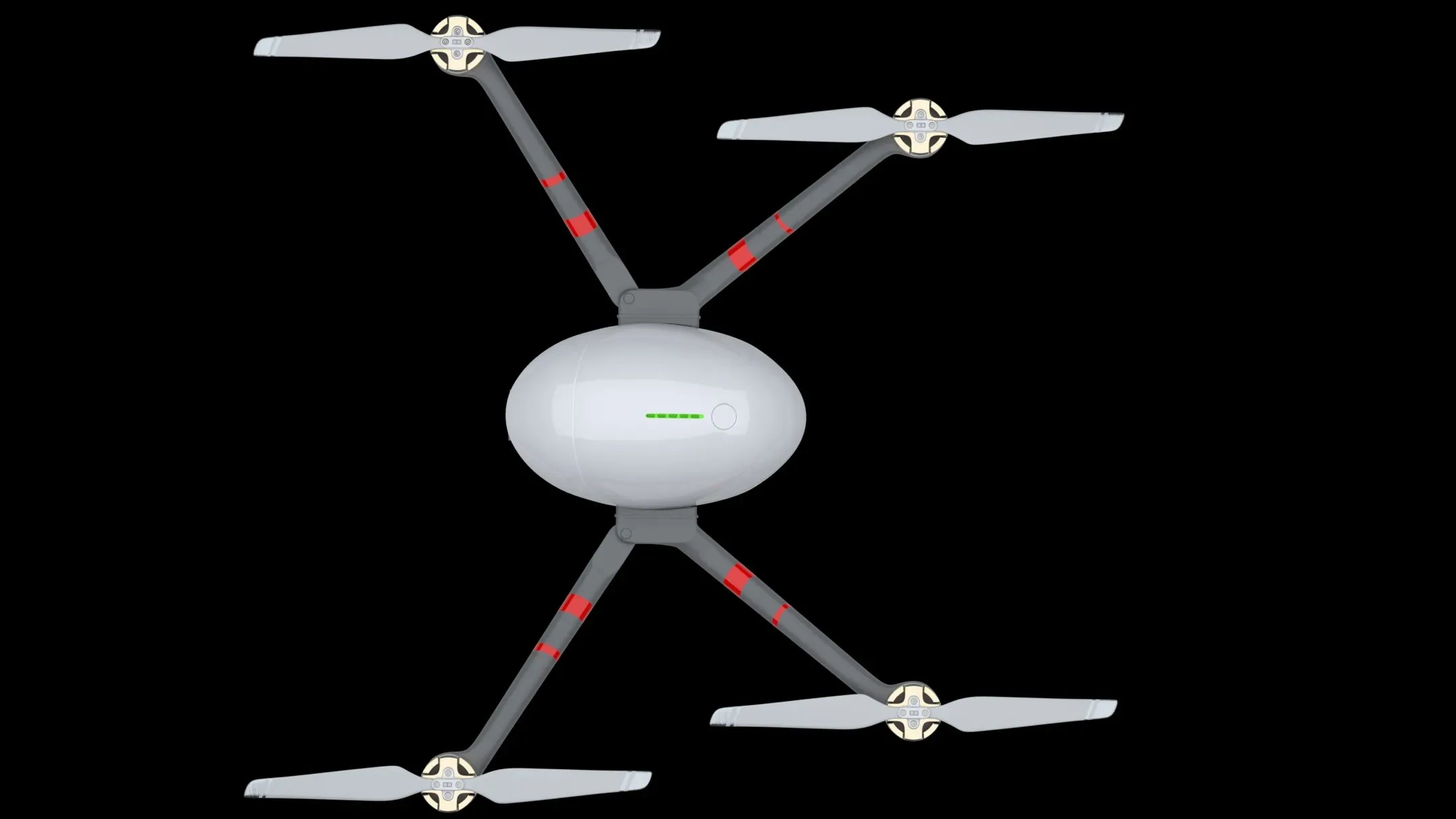 Oval 3D Drone replica