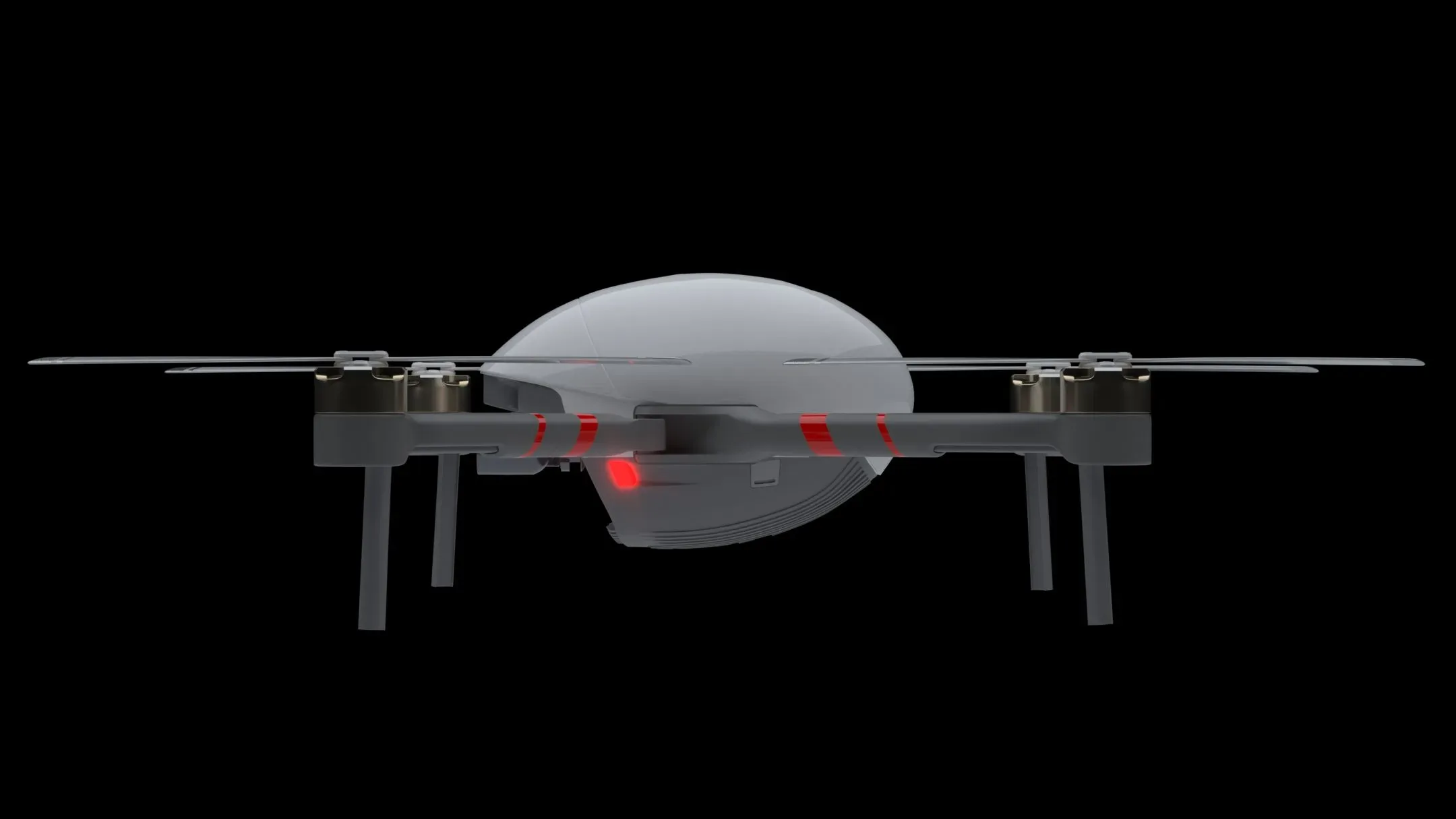 Oval 3D Drone replica