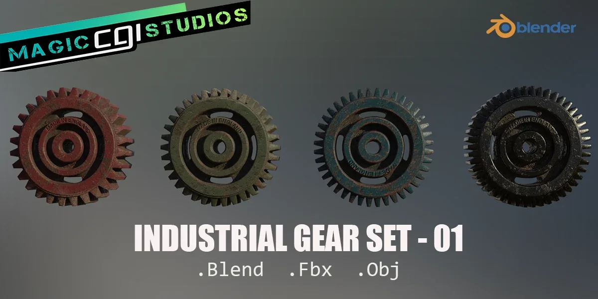 Industrial Gear Set 01