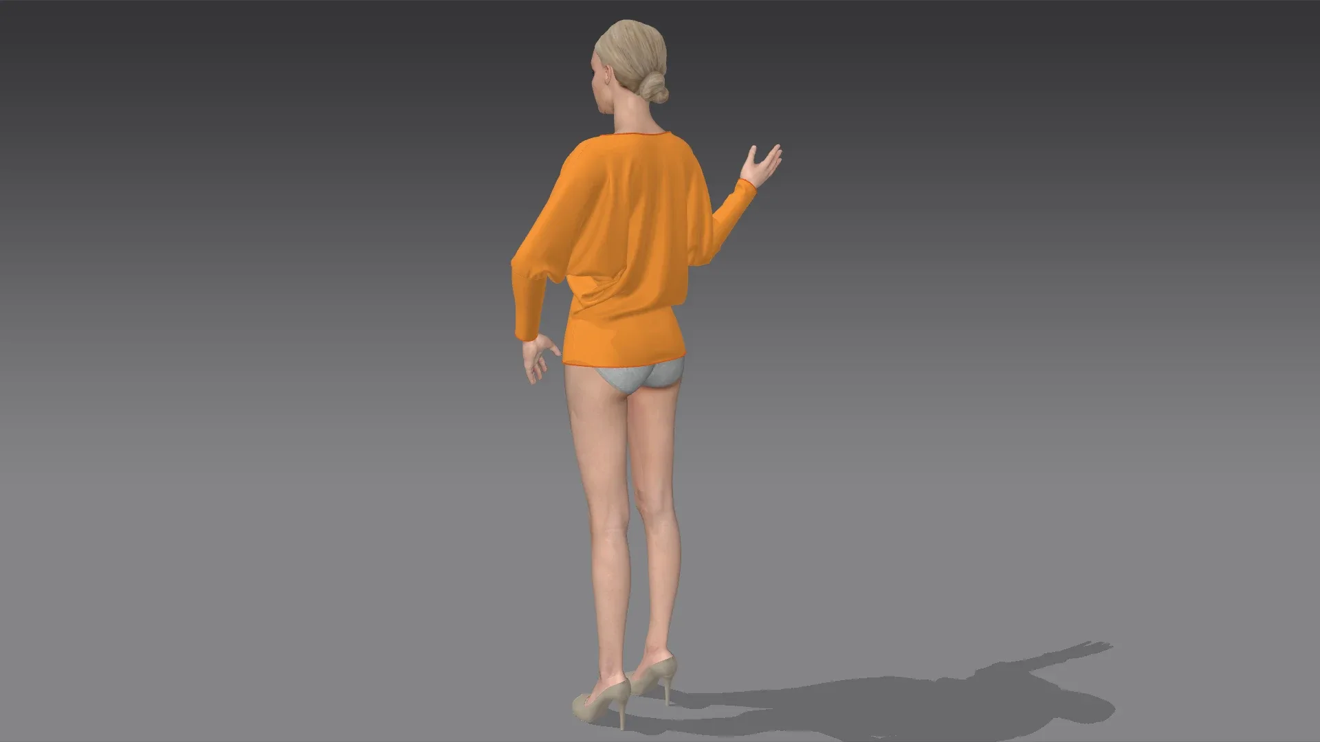 Dolman shirt (Marvelous Designer & Clo3d & FBX & OBJ & Texture )