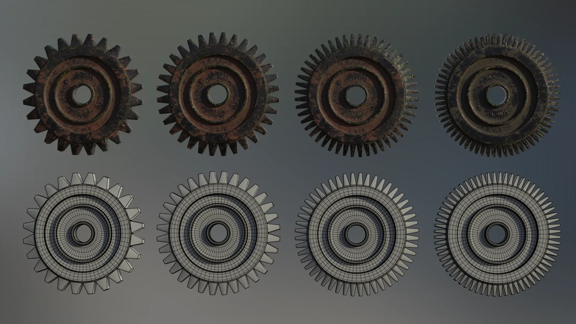 Industrial Gear Set 04