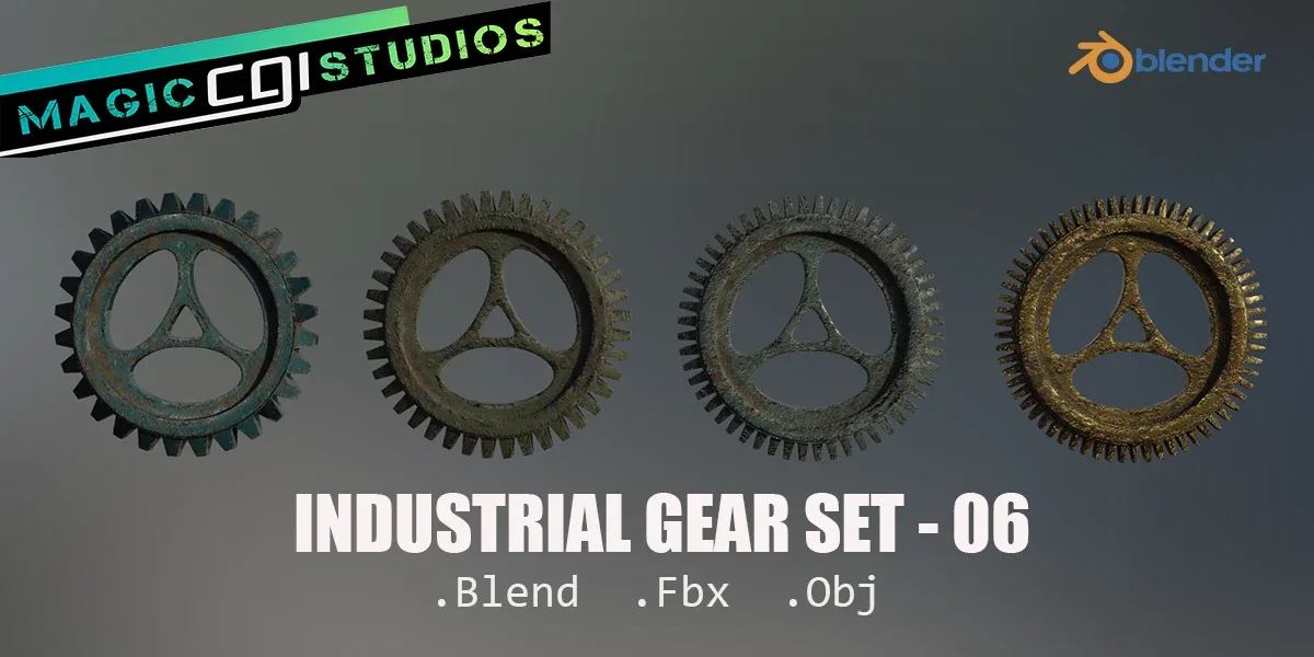 Industrial Gear Set 06