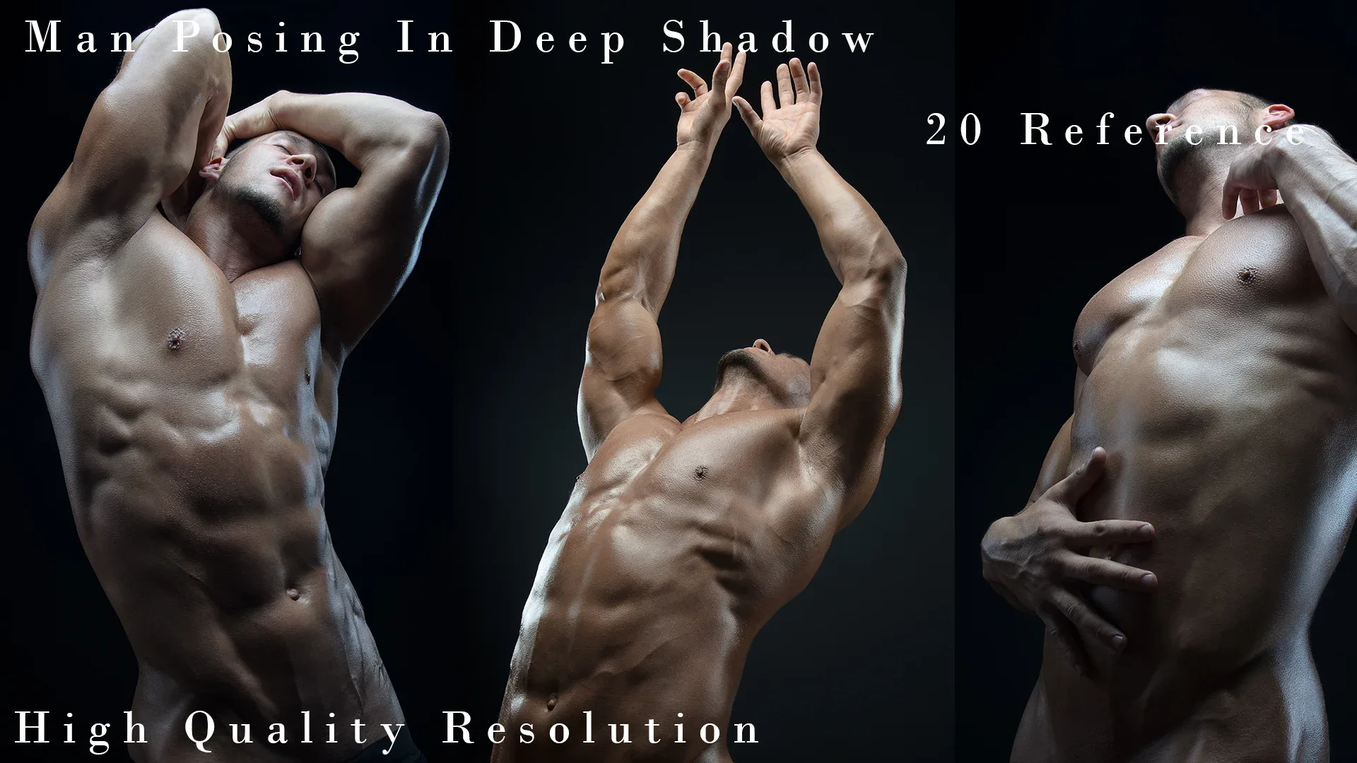 Man Posing In Deep Shadow