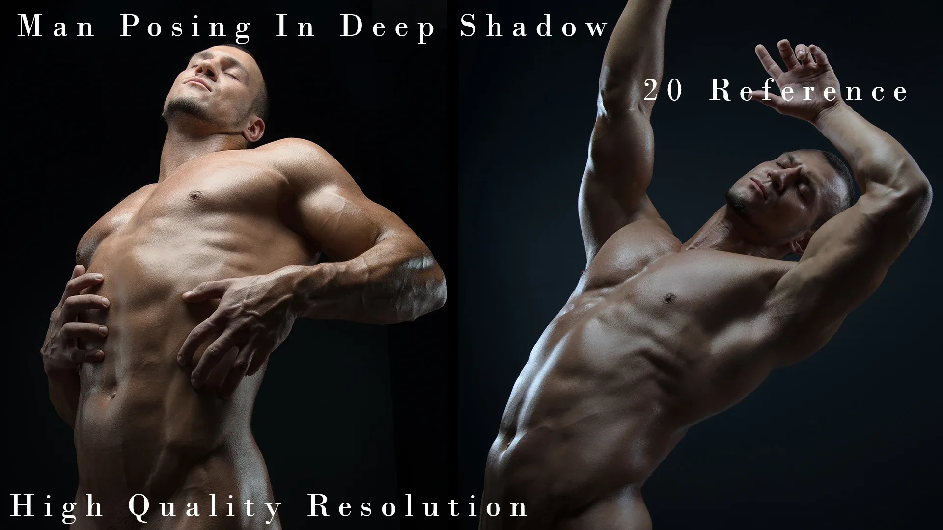 Man Posing In Deep Shadow