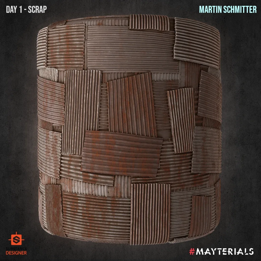 Substance Designer - 31 Stylized/Handpainted Materials Package (Mayterials 2021) - Personal/Studio License