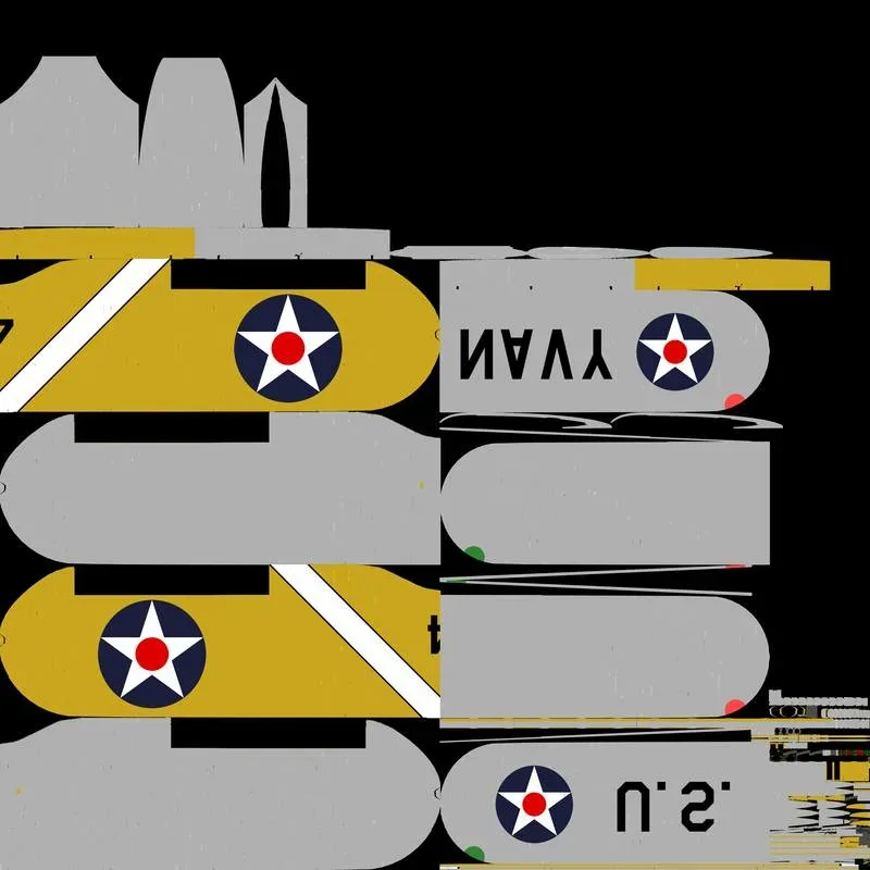 GRUMMAN F2F-1 USS Lexington CV-2 1937