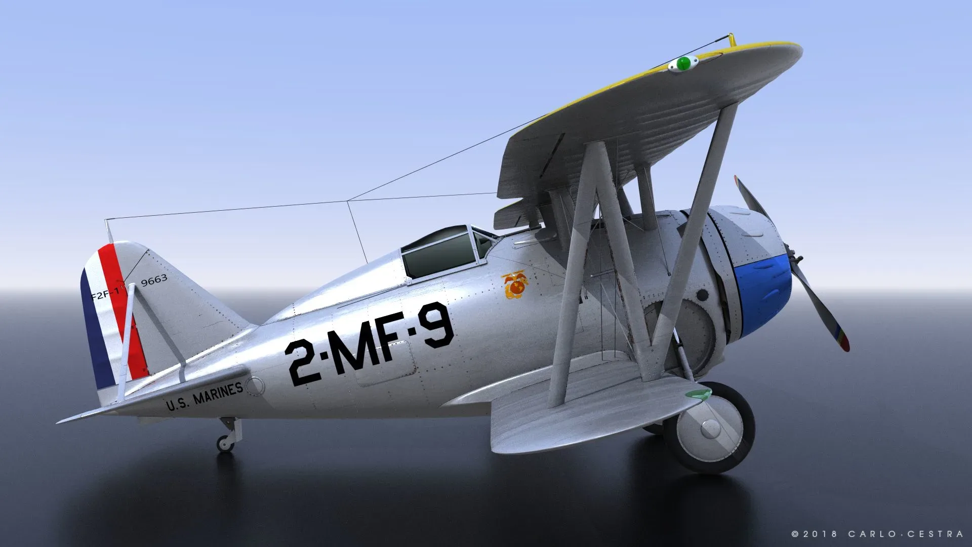 GRUMMAN F2F-1 US Marines 1939