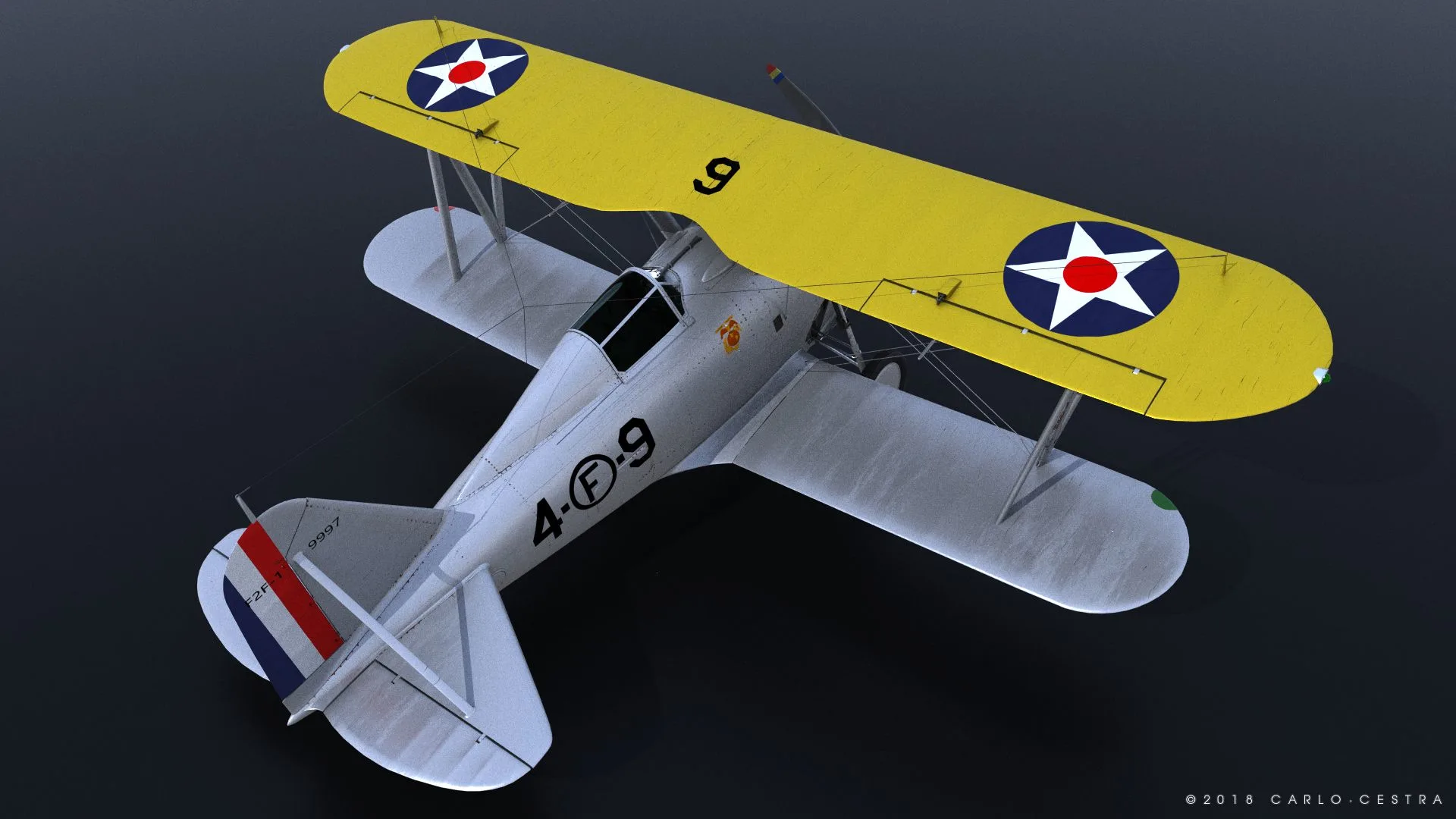 GRUMMAN F2F-1 US Marines 1937