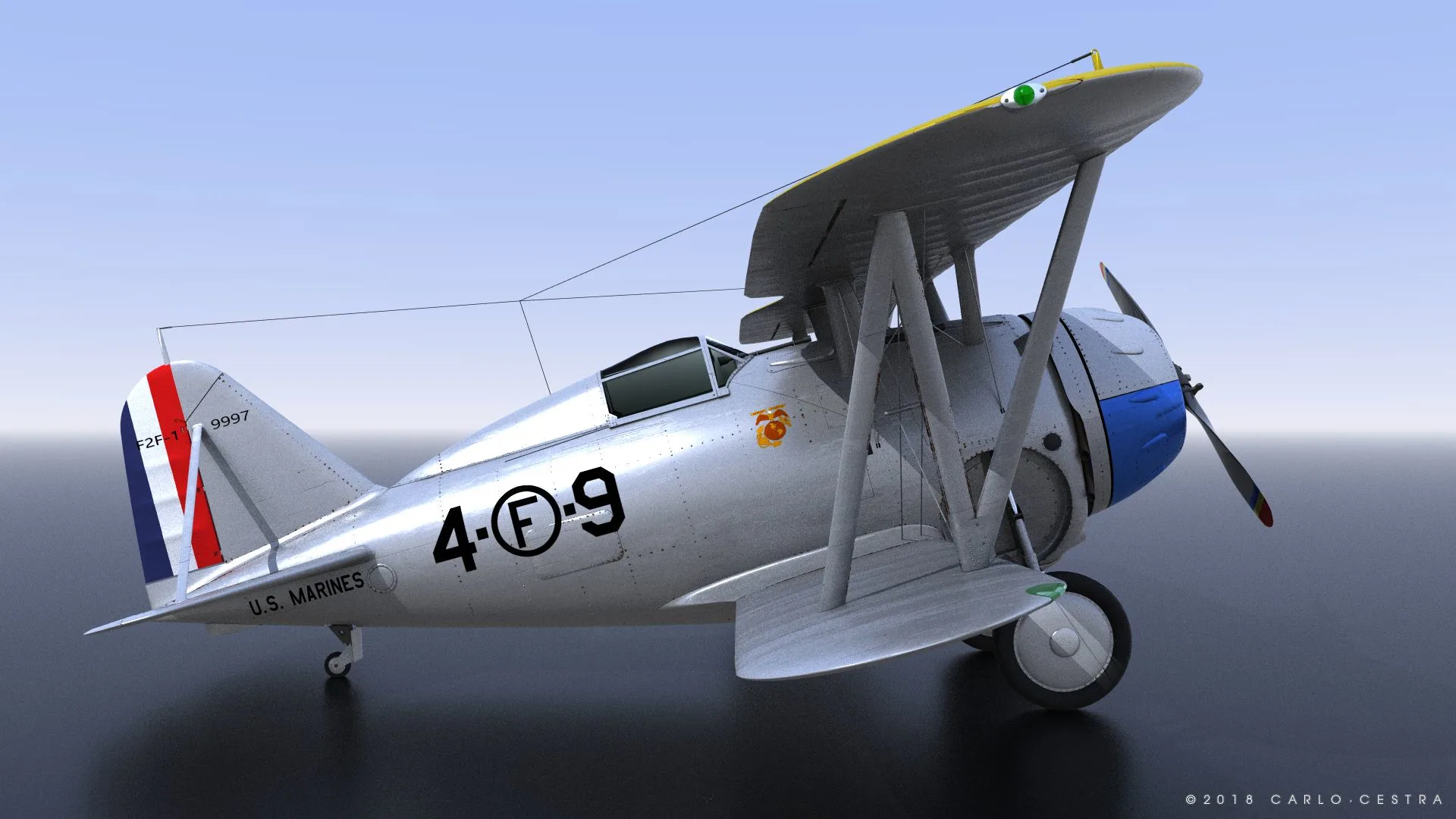 GRUMMAN F2F-1 US Marines 1937