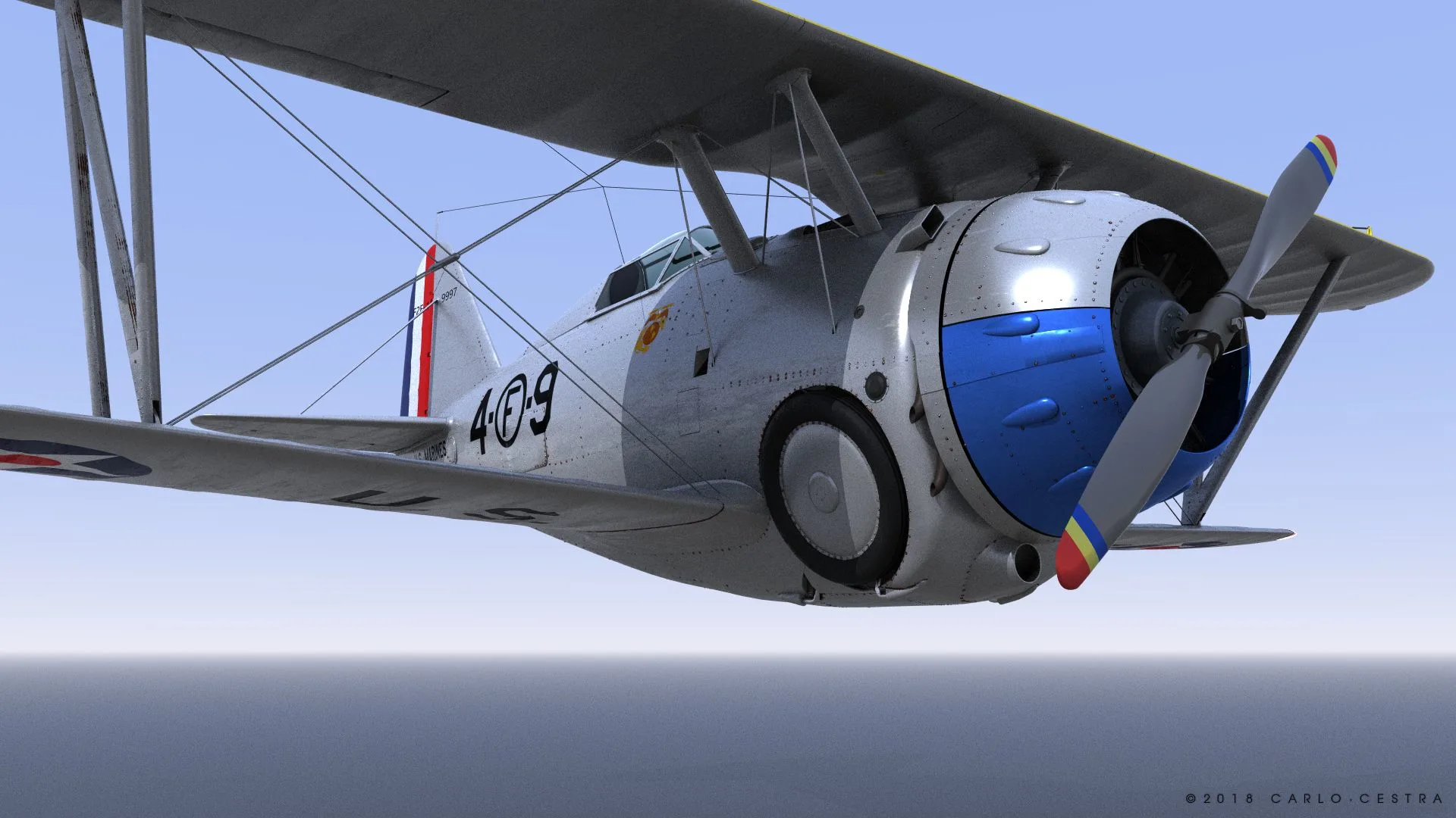 GRUMMAN F2F-1 US Marines 1937