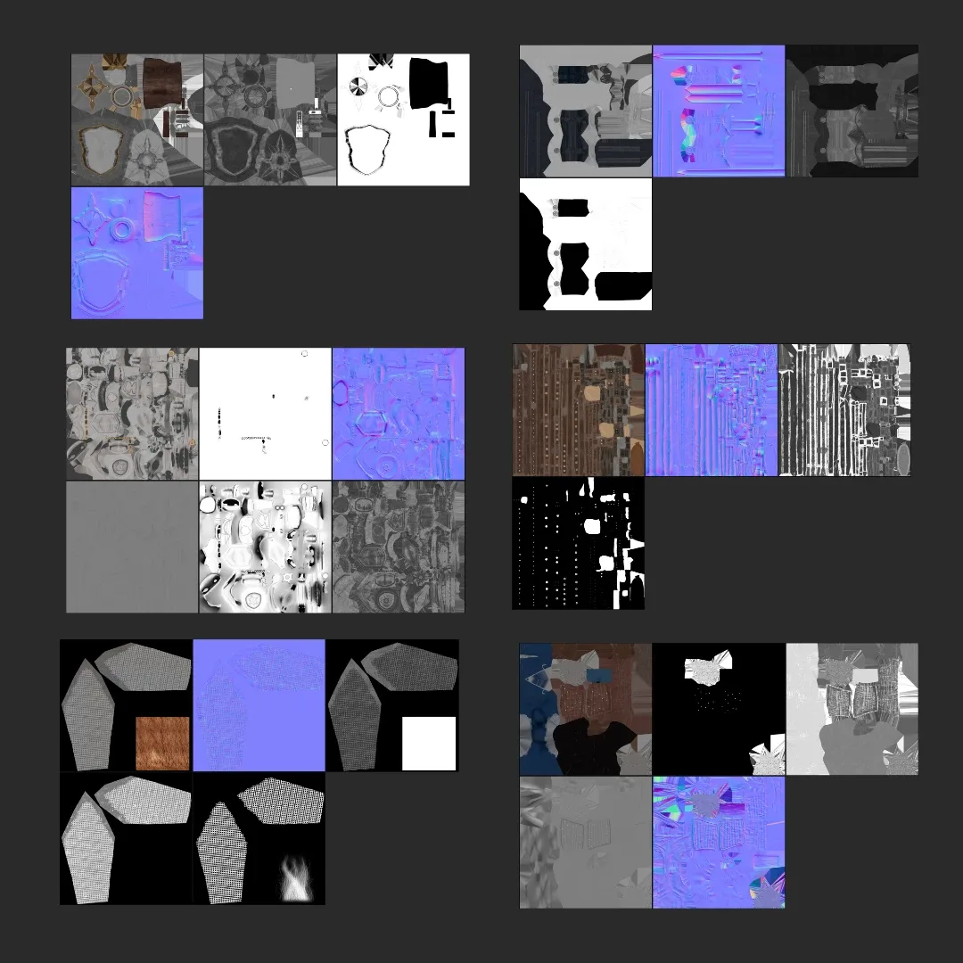 Medieval Knight 3D Model with Armor and Fur | Blender | OBJ | FBX