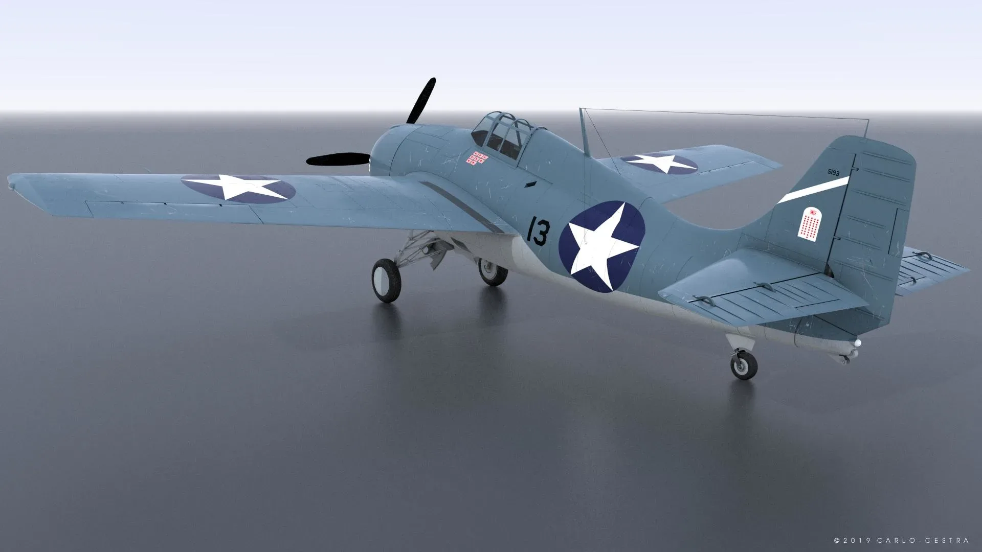 GRUMMAN F4F-3 WILDCAT 13