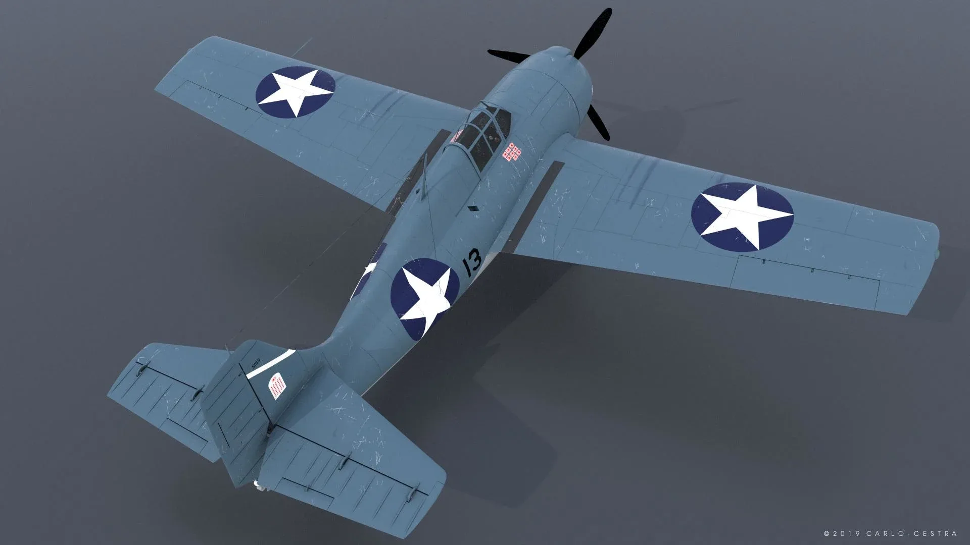 GRUMMAN F4F-3 WILDCAT 13