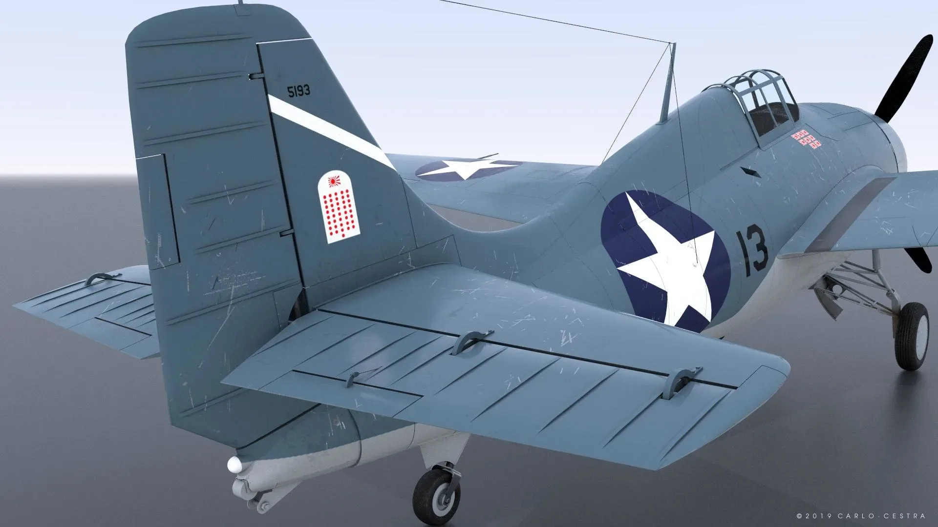 GRUMMAN F4F-3 WILDCAT 13