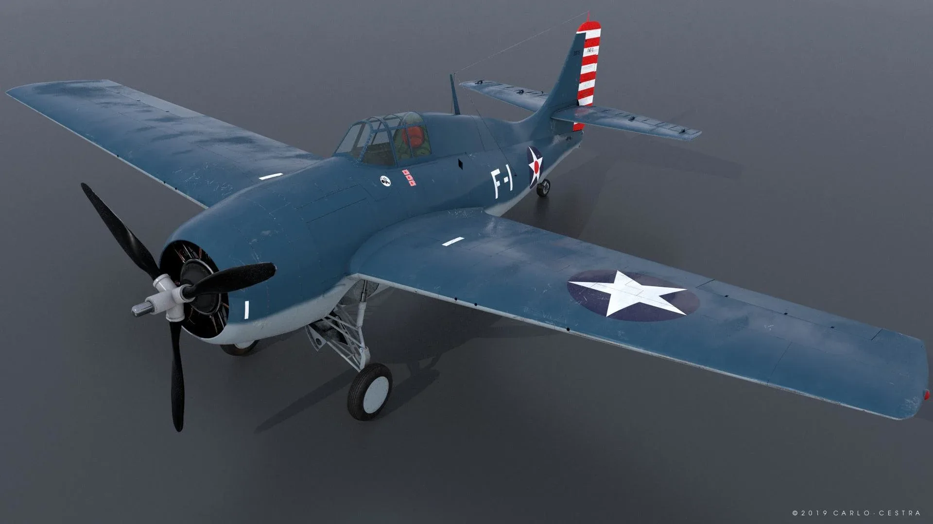 GRUMMAN F4F-3 WILDCAT F1 - Felix