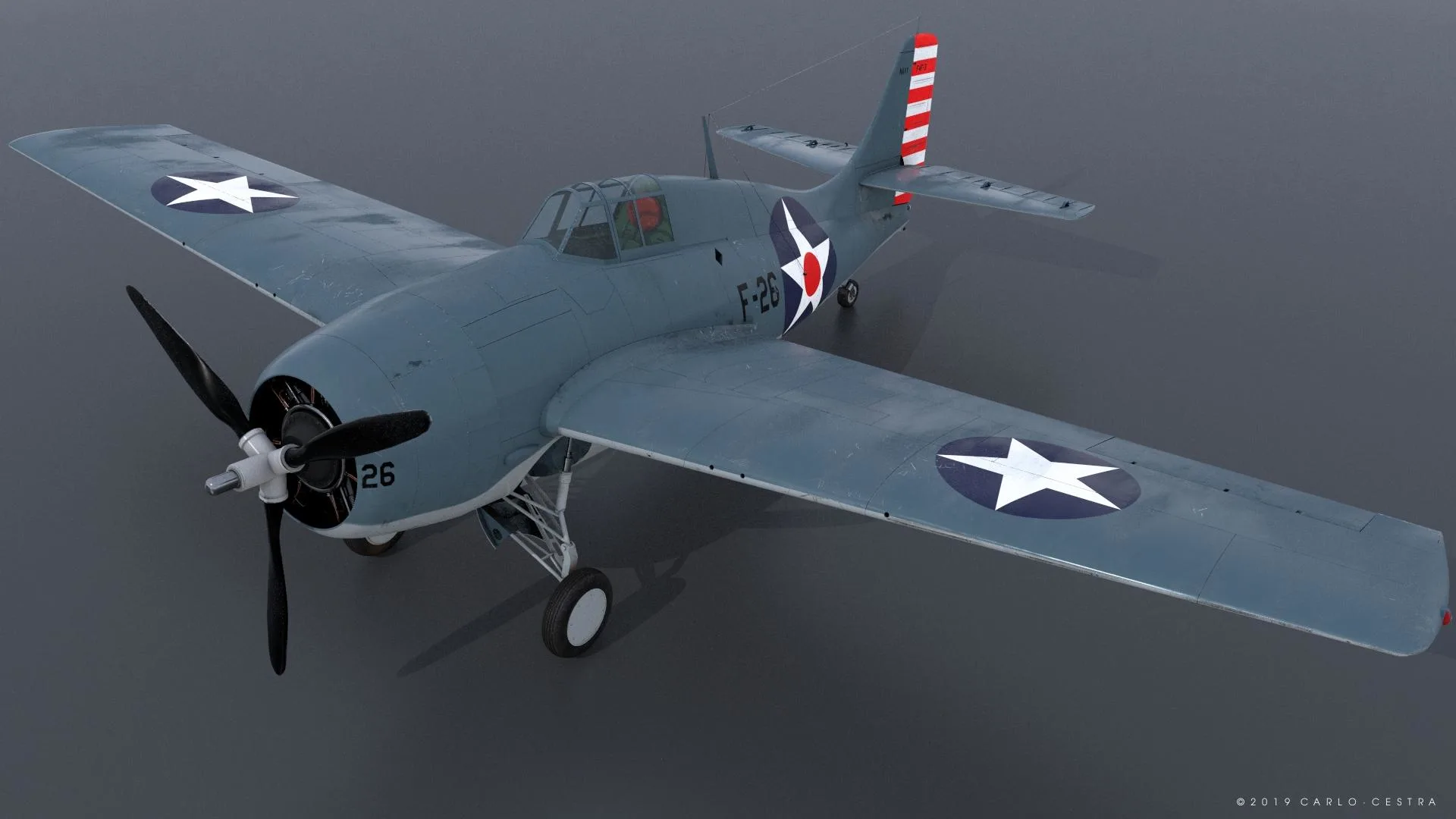 GRUMMAN F4F-3 WILDCAT F26