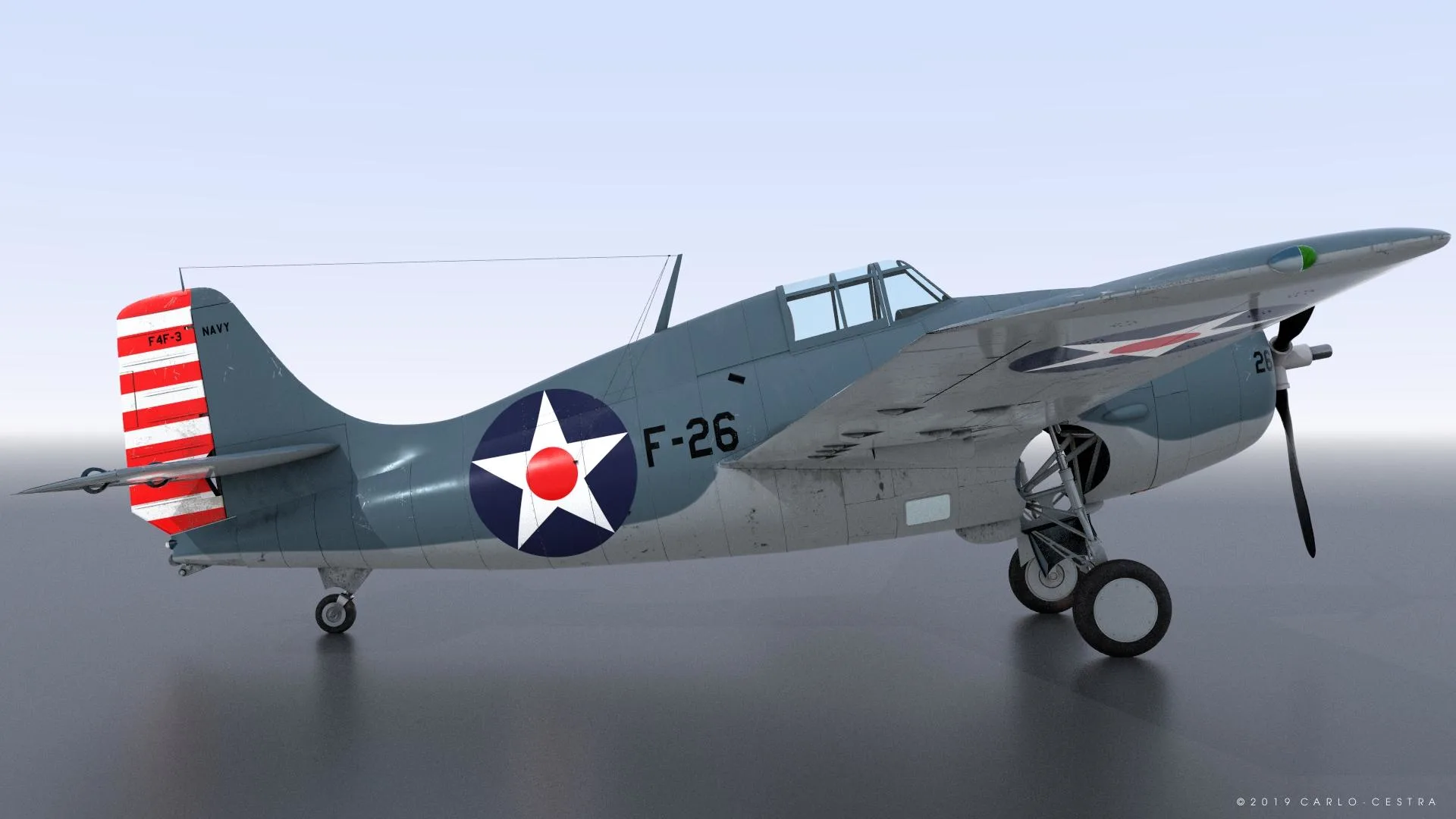 GRUMMAN F4F-3 WILDCAT F26