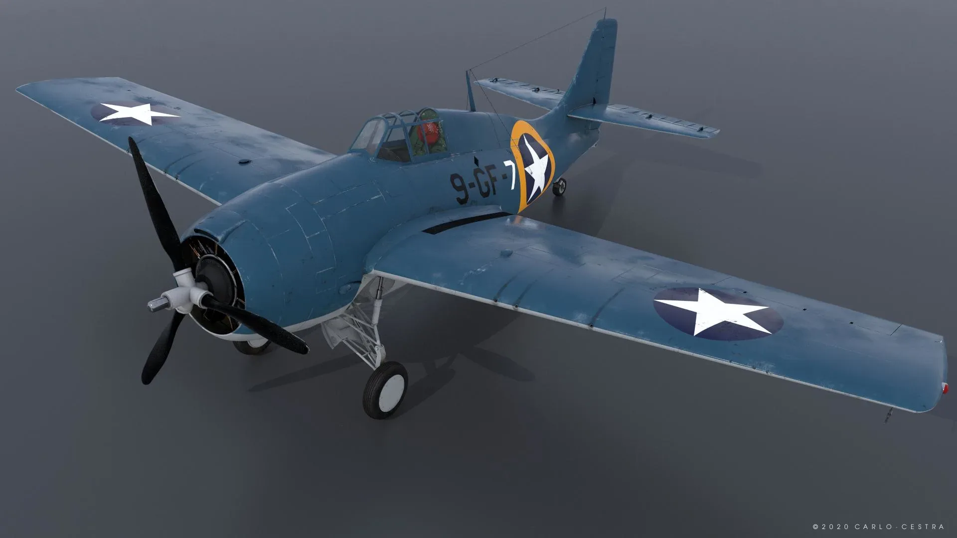 GRUMMAN F4F-4 9-GF-7