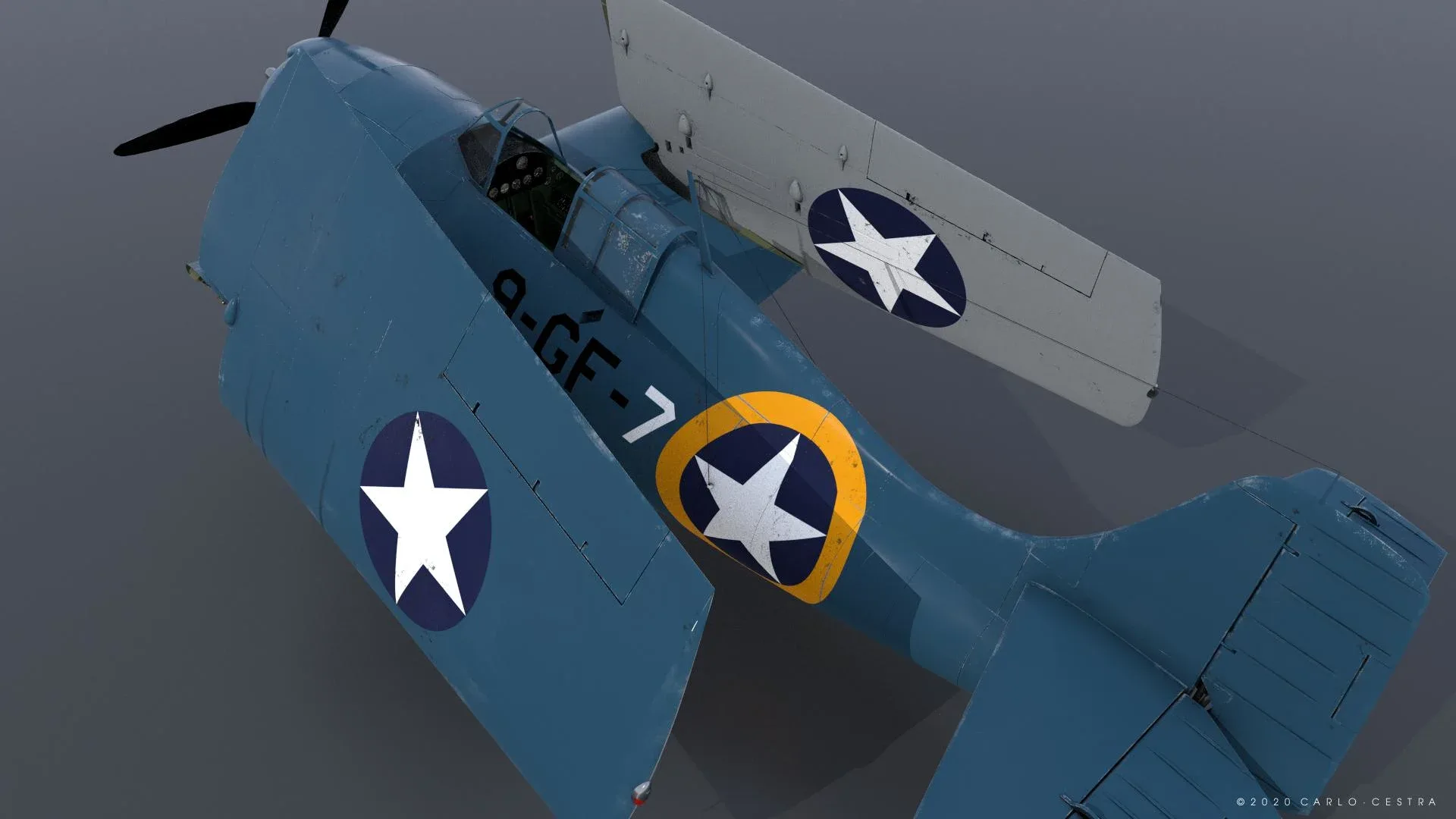 GRUMMAN F4F-4 9-GF-7