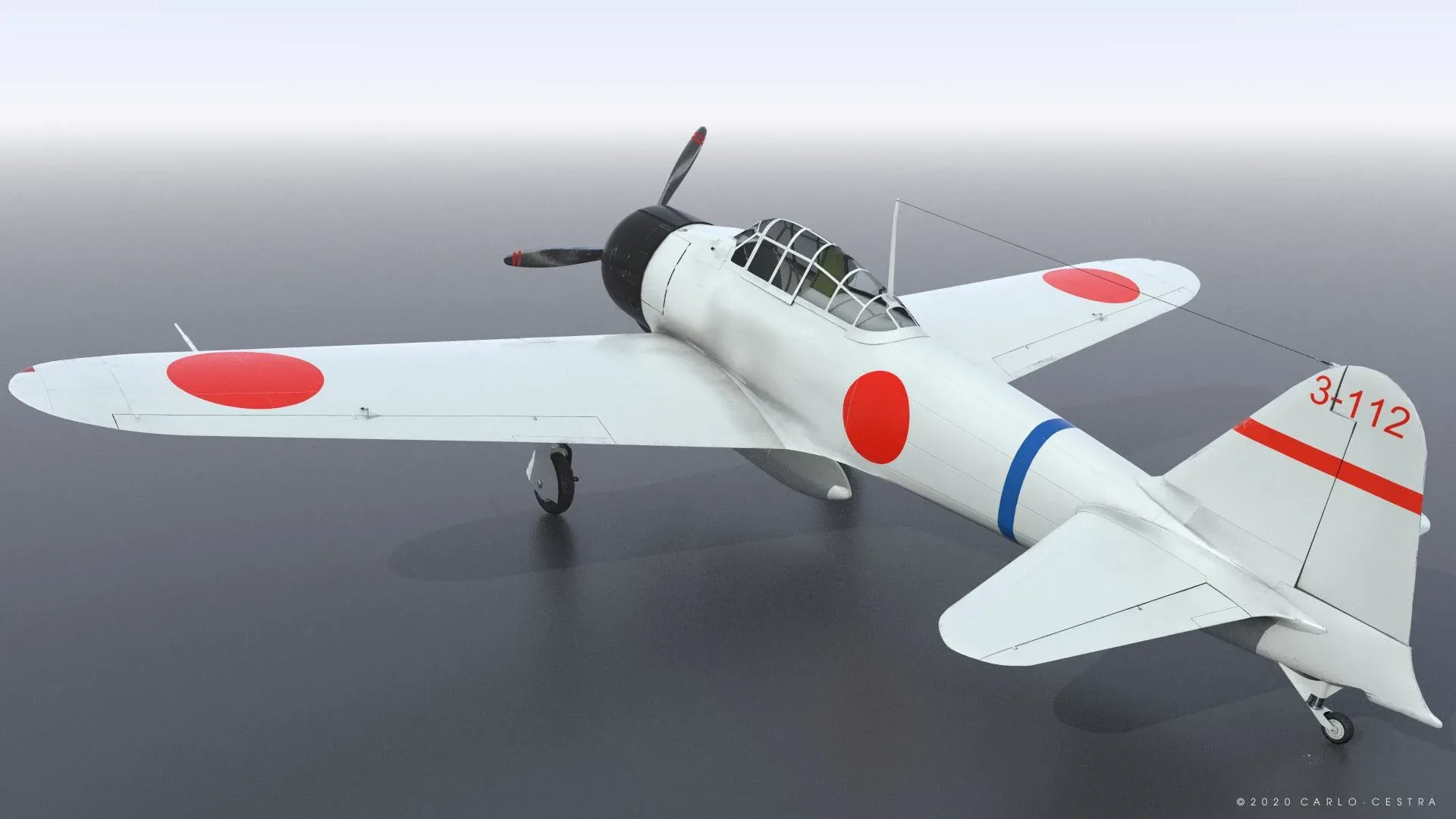 MITSUBISHI A6M2 Type0 Model11 Serial 3-112