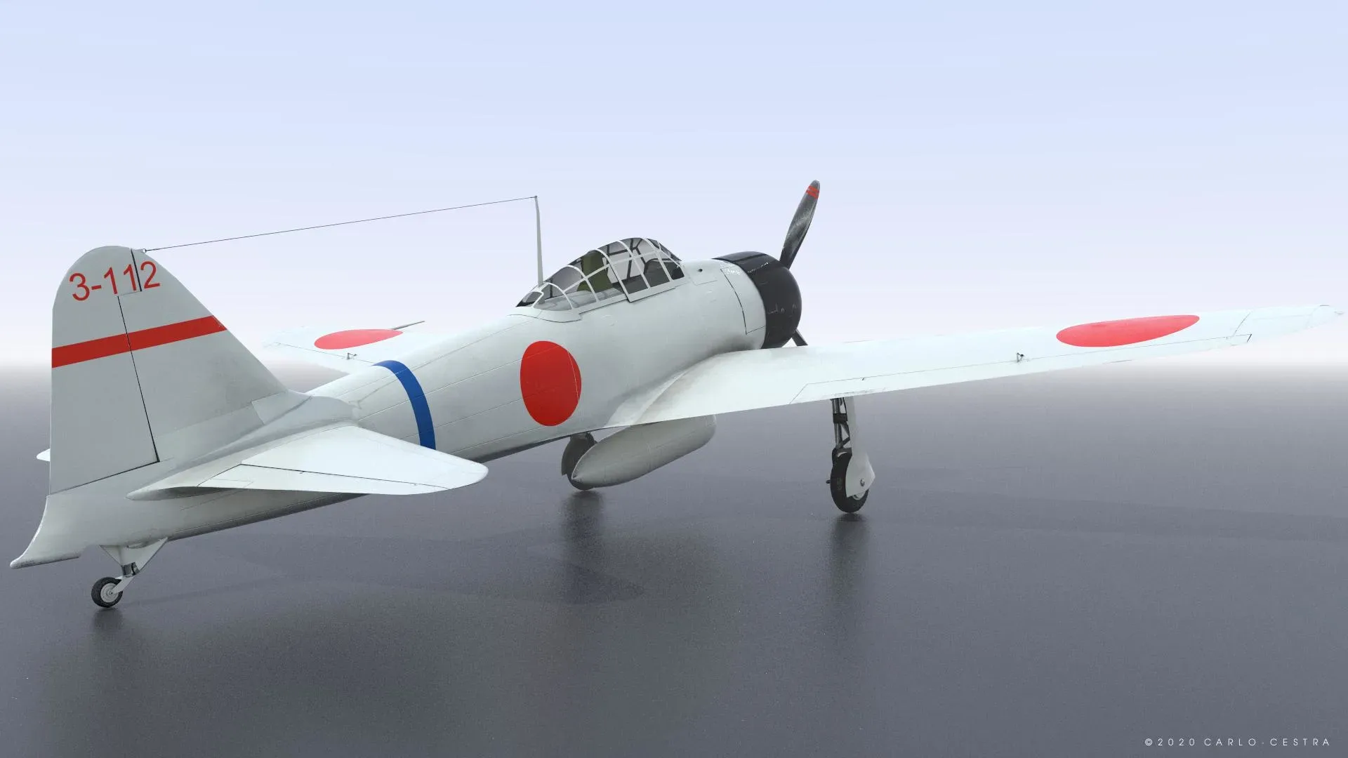 MITSUBISHI A6M2 Type0 Model11 Serial 3-112