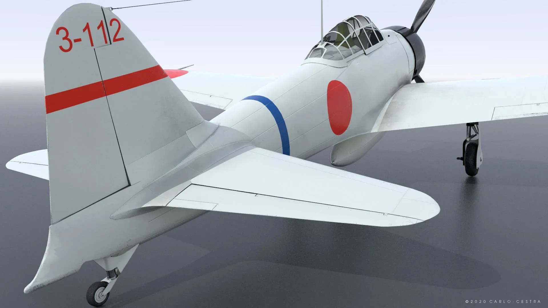 MITSUBISHI A6M2 Type0 Model11 Serial 3-112