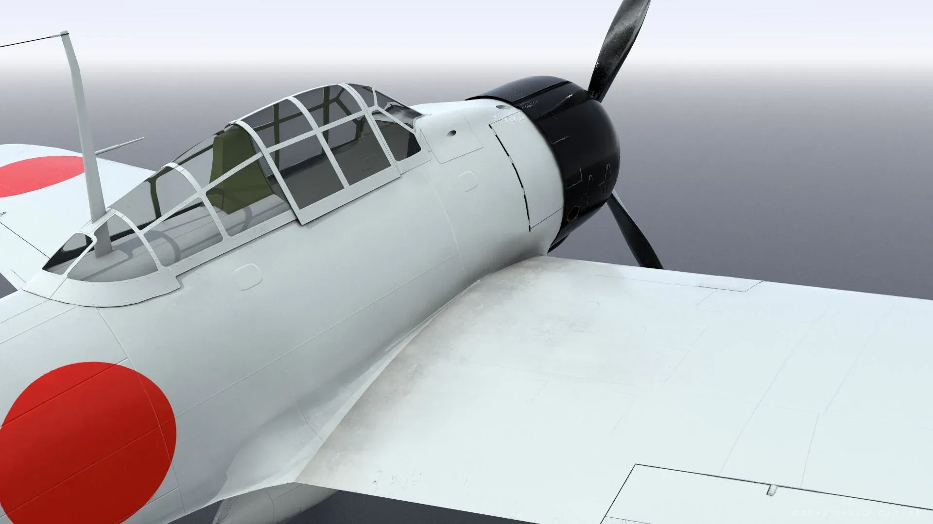 MITSUBISHI A6M2 Type0 Model11 Serial 3-112