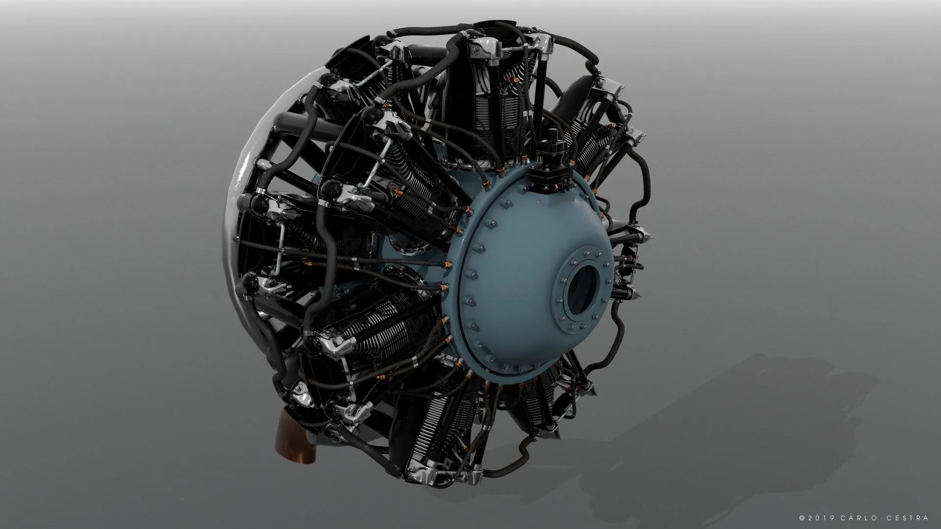 R-1830 Twin Wasp Aircraft Engine