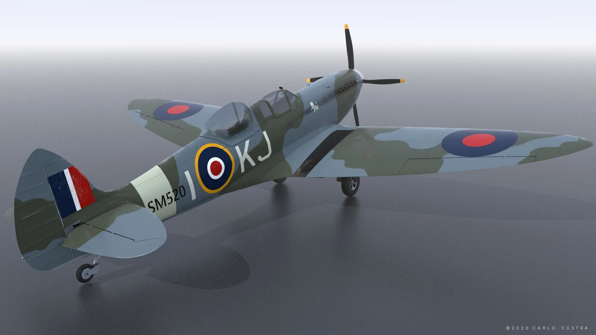 SUPERMARINE SPITFIRE TR MK9