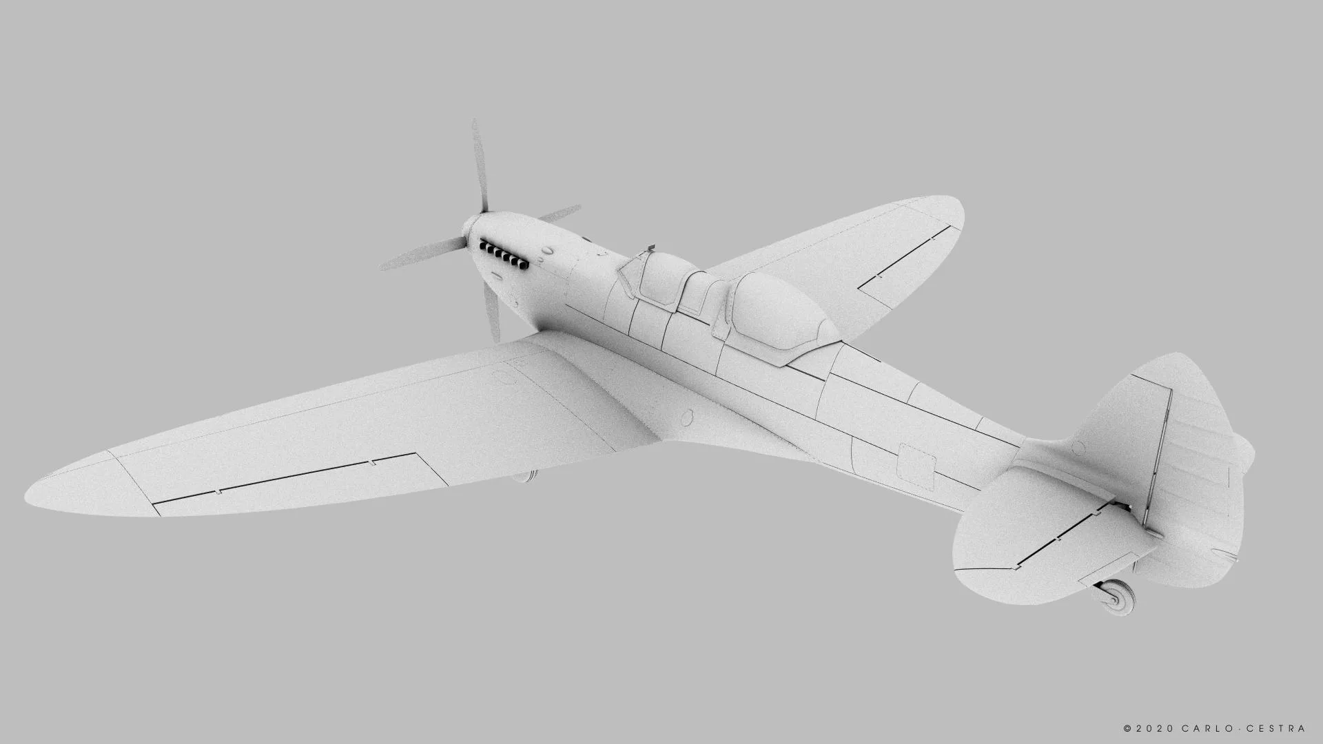 SUPERMARINE SPITFIRE TR MK9 Mesh