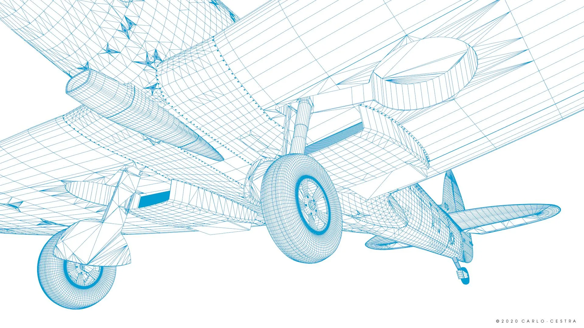 SUPERMARINE SPITFIRE TR MK9 Mesh