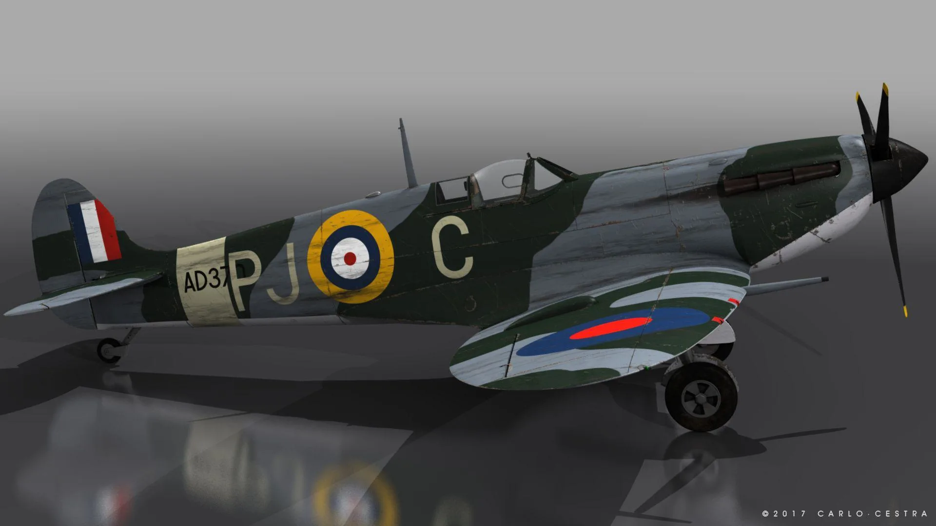 SUPERMARINE SPITFIRE MK VB 130th Squadron