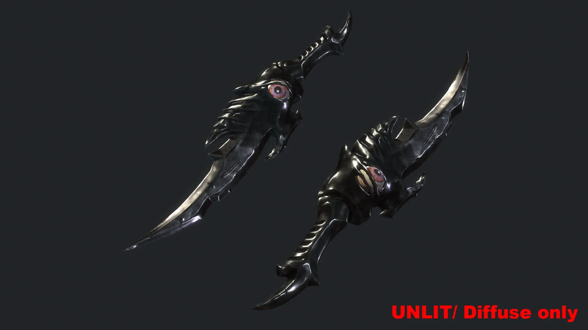 5 Fantasy Stylish Dagger - Game Ready - PBR