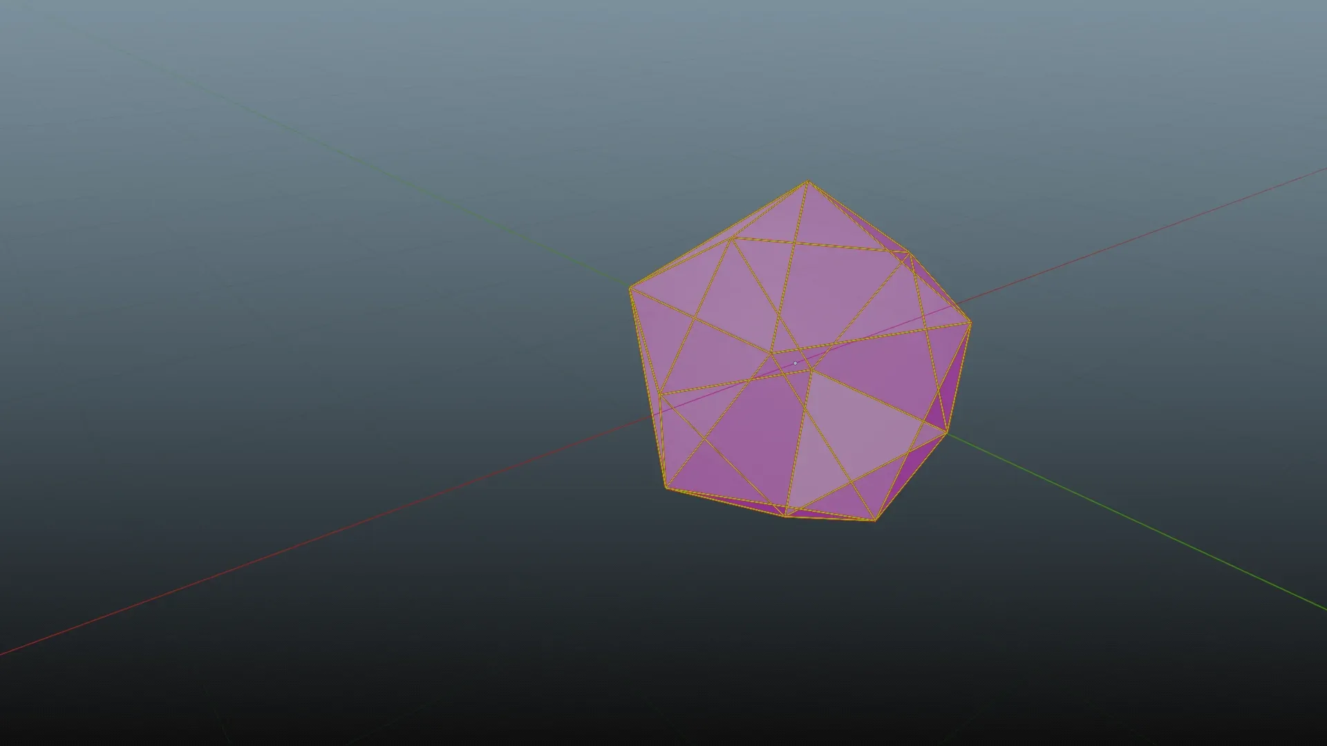 Dice d20 low-poly PBR