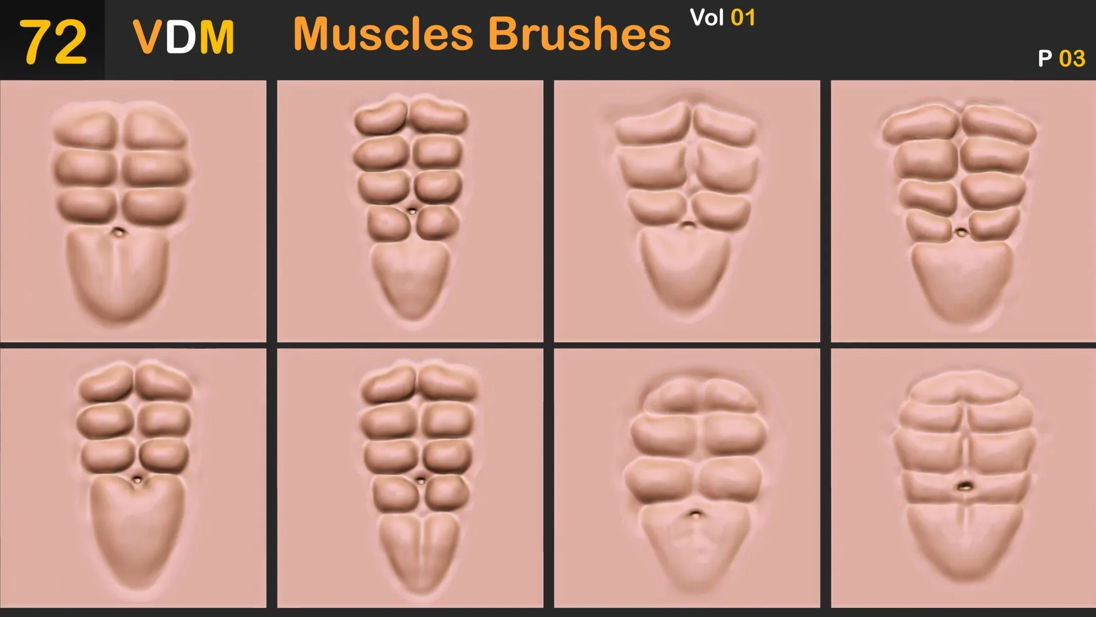 72 VDM Muscles Brushes_Vol 01