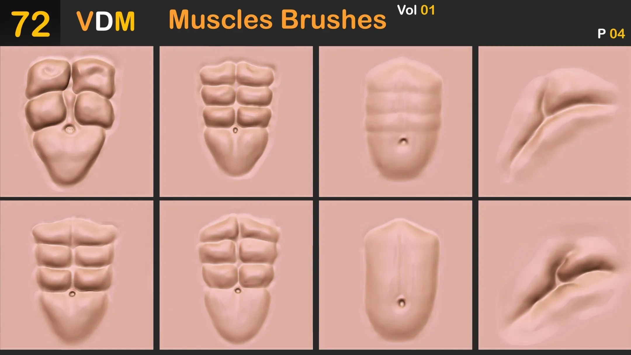 72 VDM Muscles Brushes_Vol 01