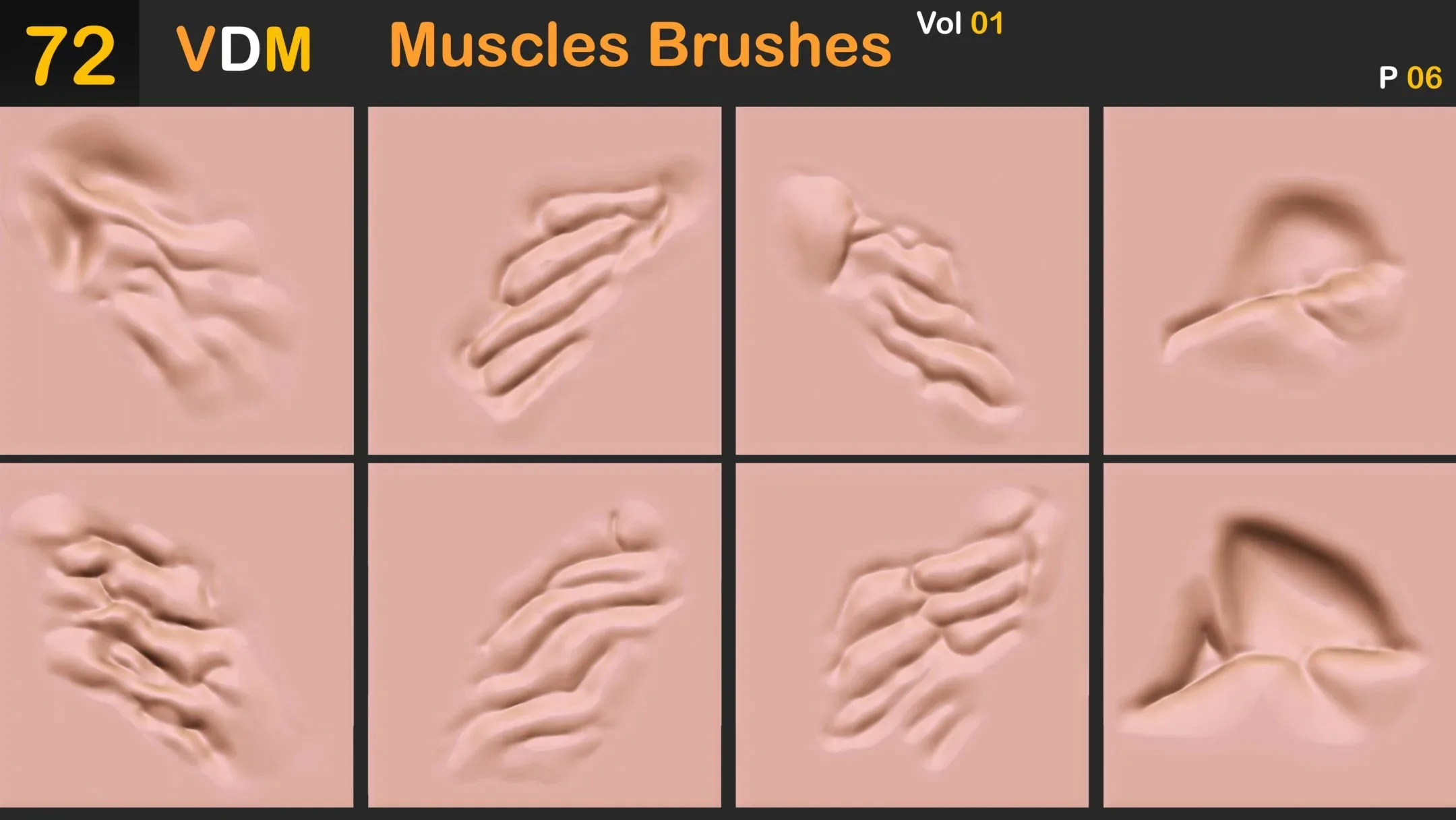 72 VDM Muscles Brushes_Vol 01
