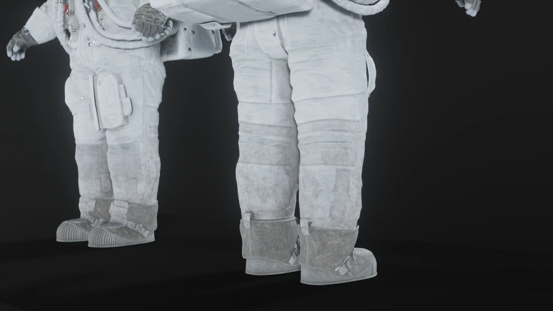 Apollo 11 Astronaut Space Suit Rigged