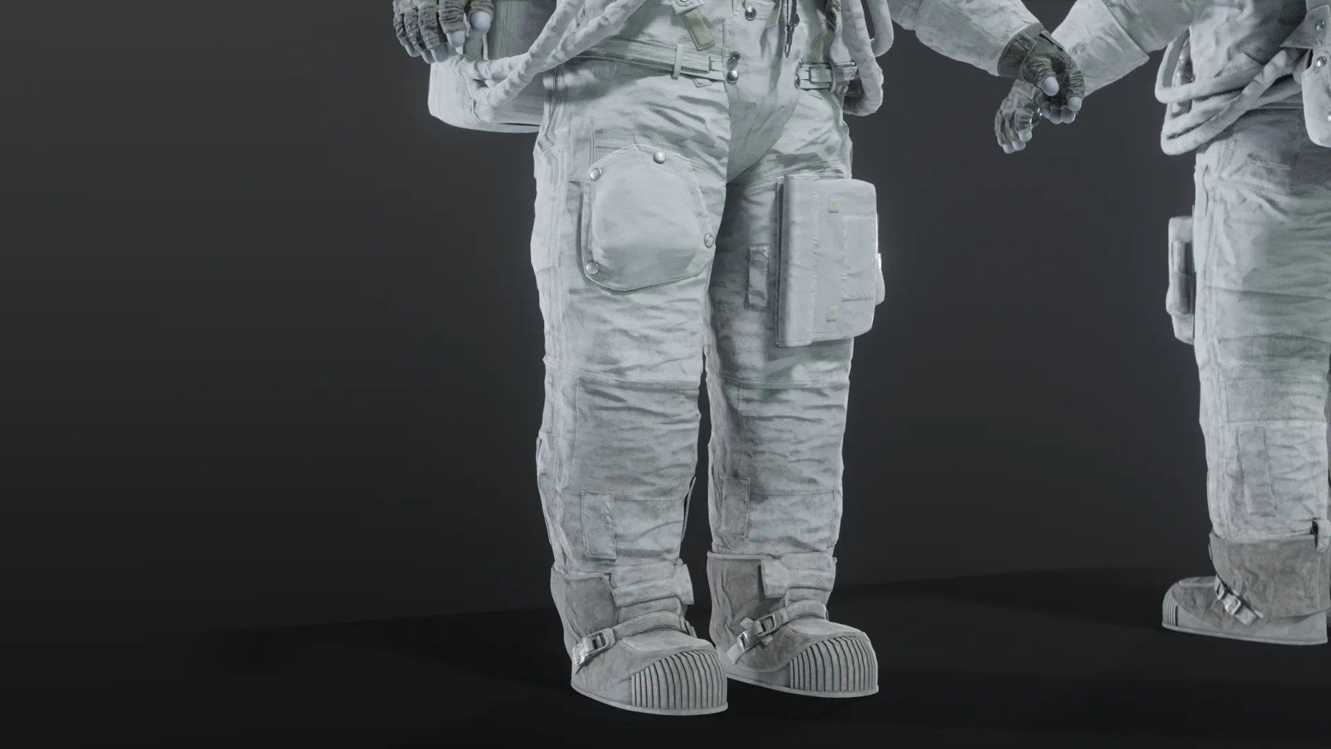 Apollo 11 Astronaut Space Suit Rigged