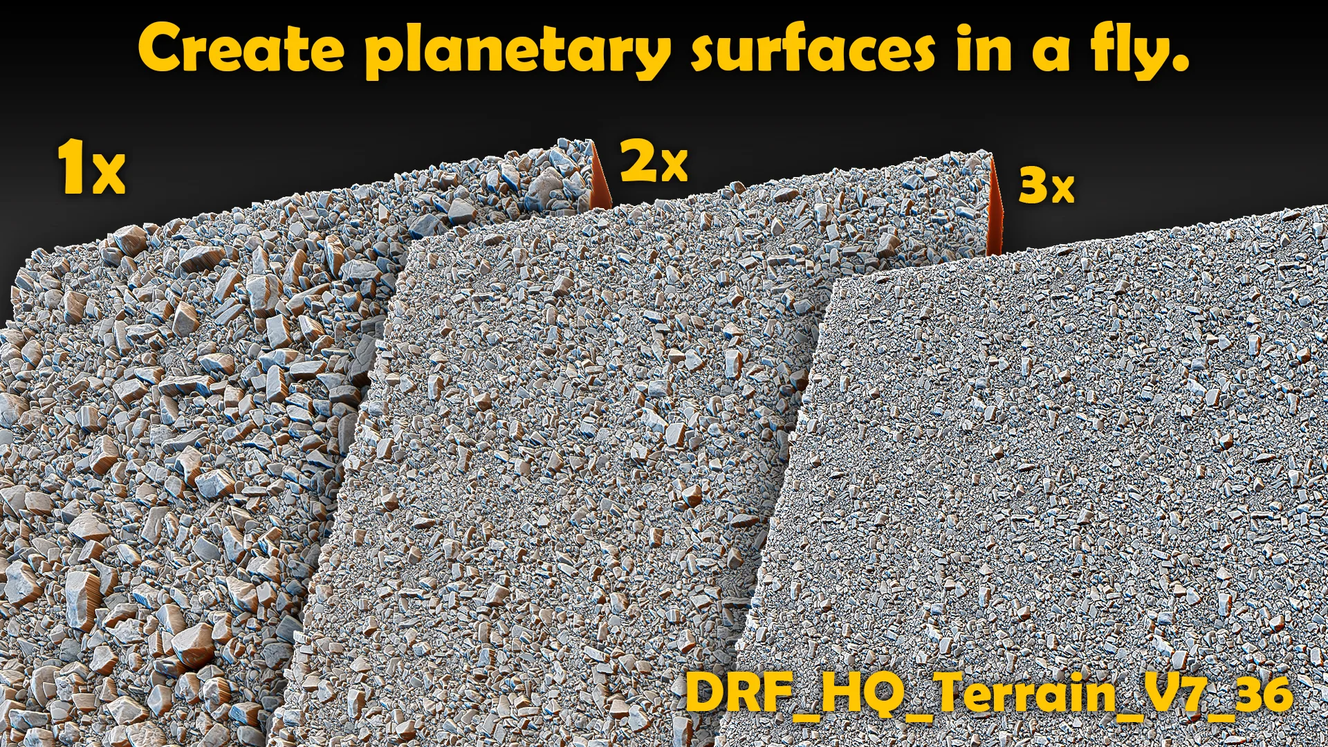 Ultra HQ Seamless Terrain / Rocks Sculpt brushes + Alpha/Height Maps Set Vol.7