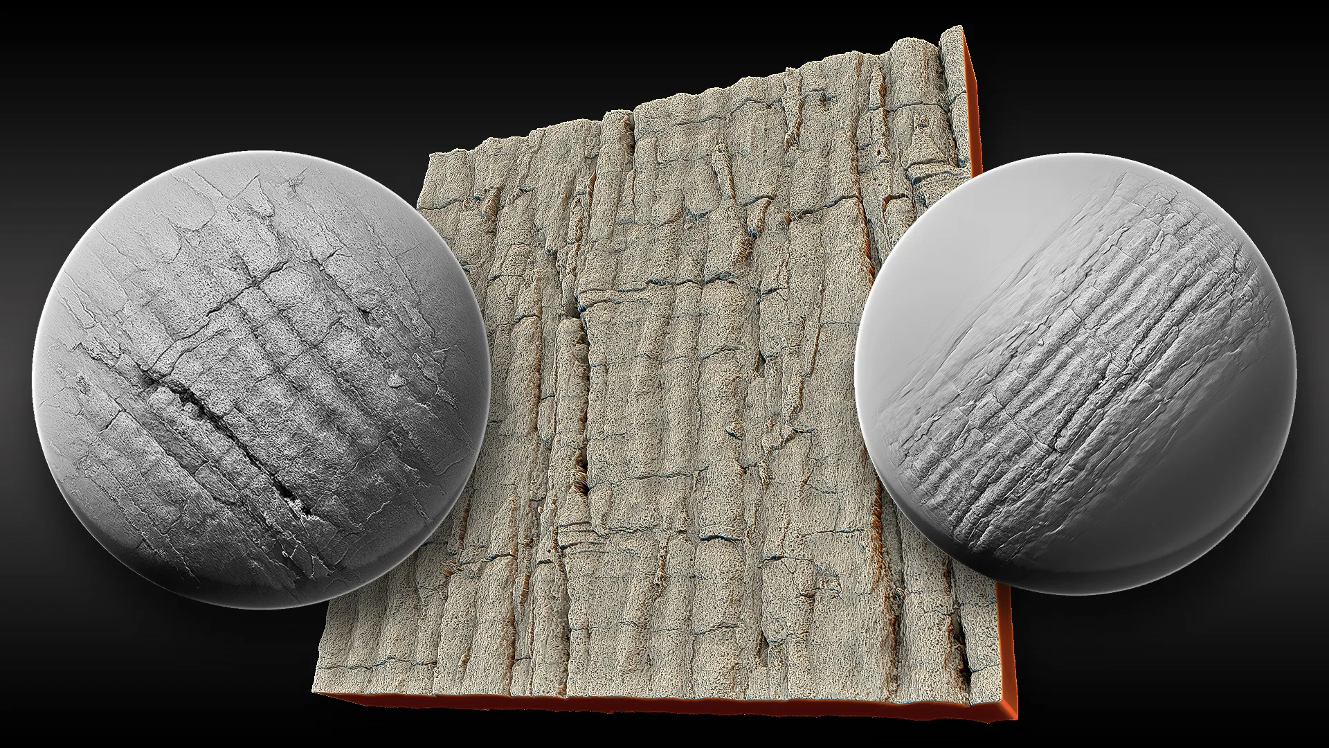 Ultra HQ Seamless Terrain / Rocks Sculpt brushes + Alpha/Height Maps Set Vol.7