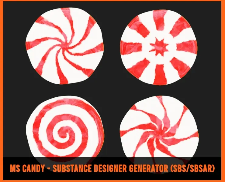 Stylized Candy Generator - Personal/Studio License