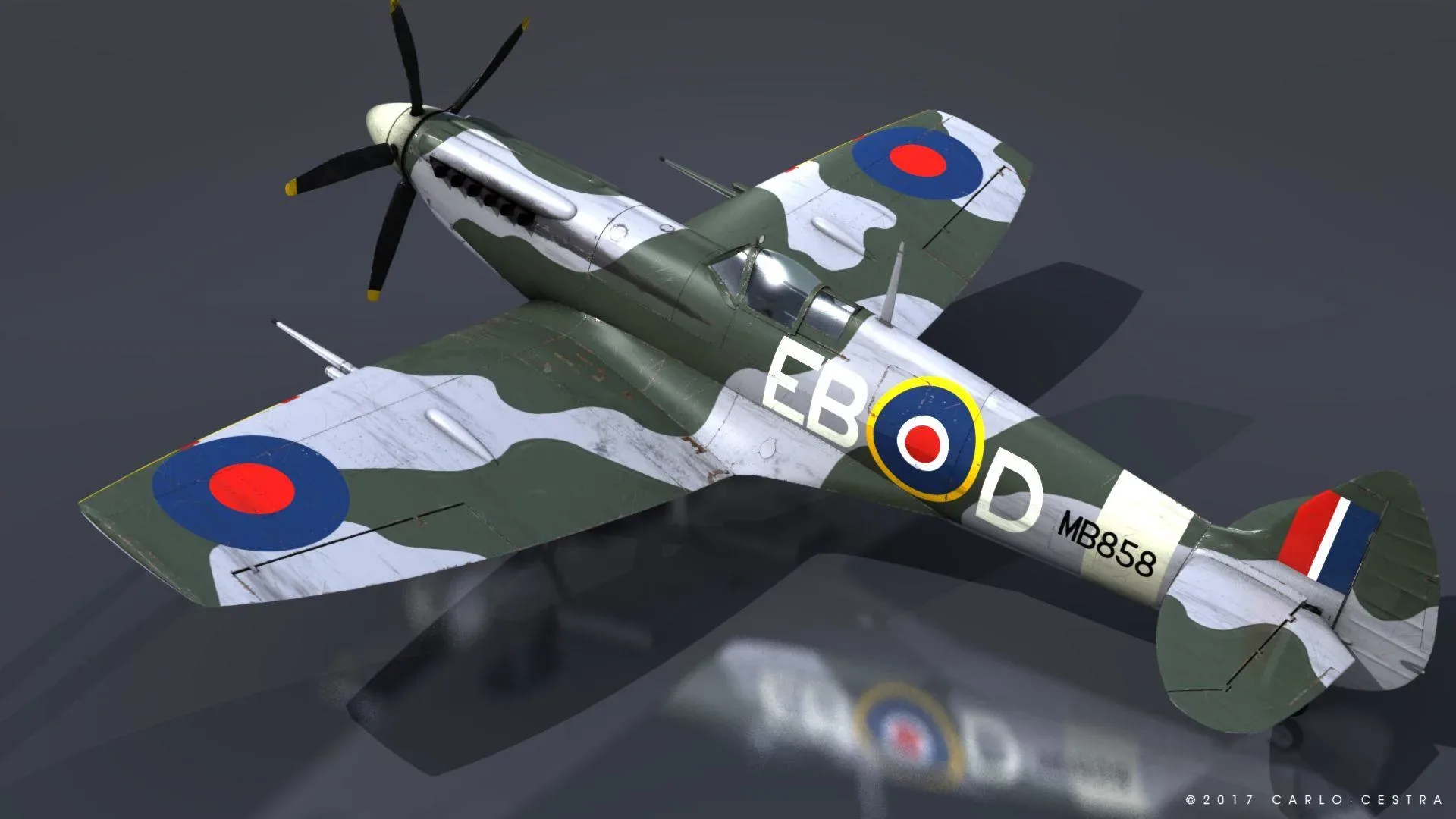 SUPERMARINE SPITFIRE MK XII 41st Squadron