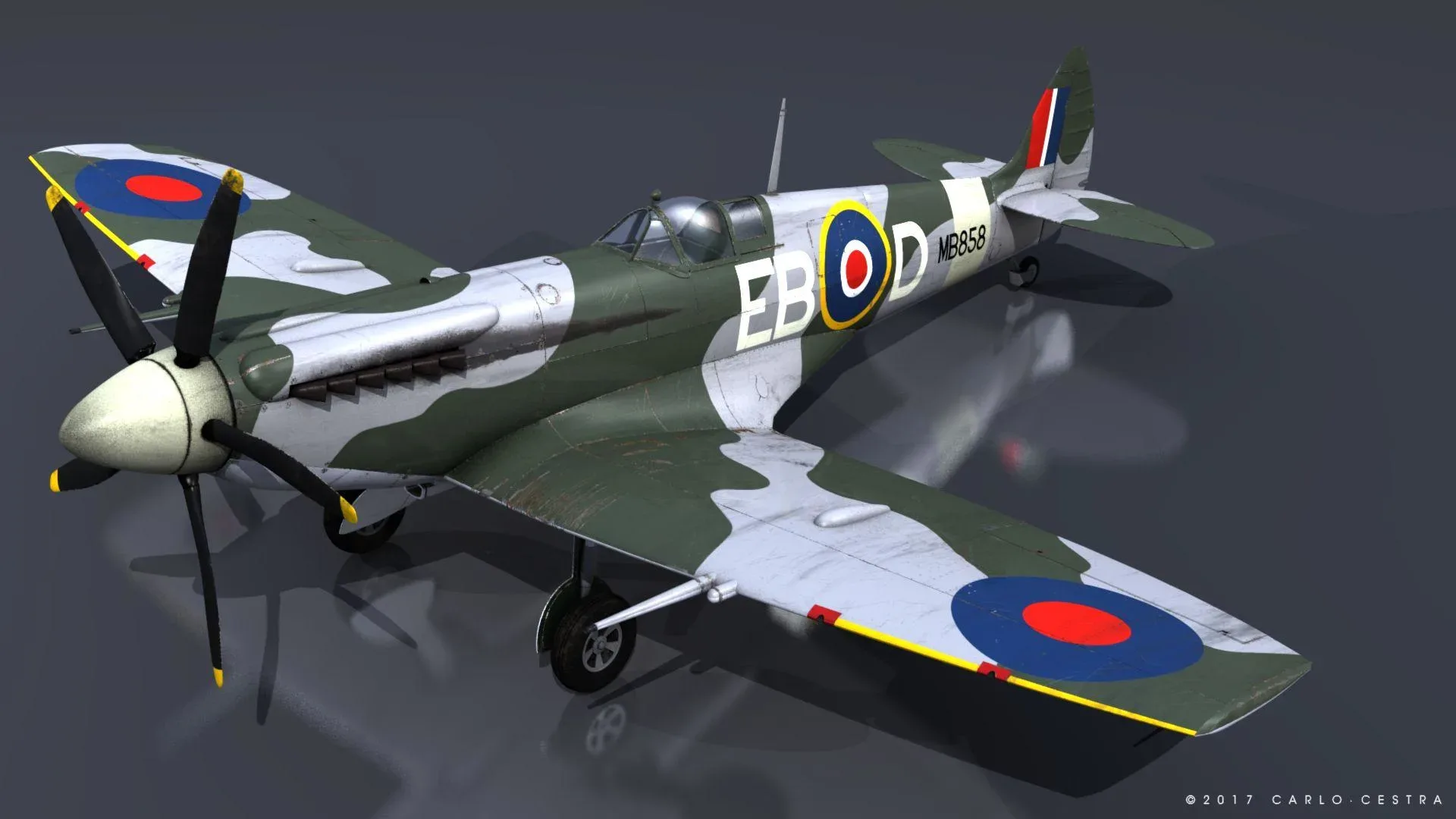 SUPERMARINE SPITFIRE MK XII 41st Squadron