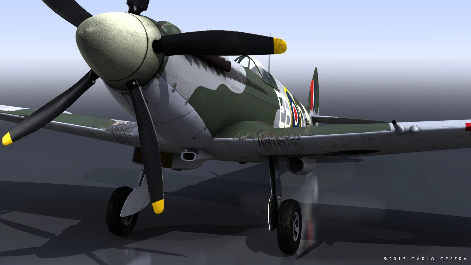 SUPERMARINE SPITFIRE MK XII 41st Squadron