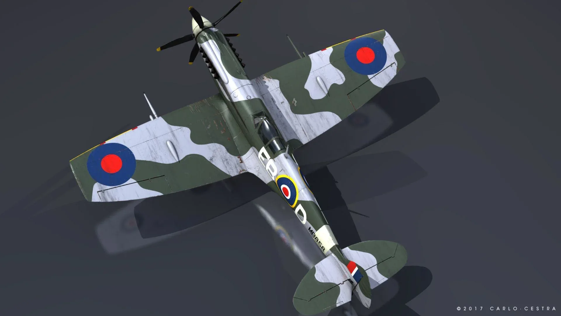 SUPERMARINE SPITFIRE MK XII 41st Squadron